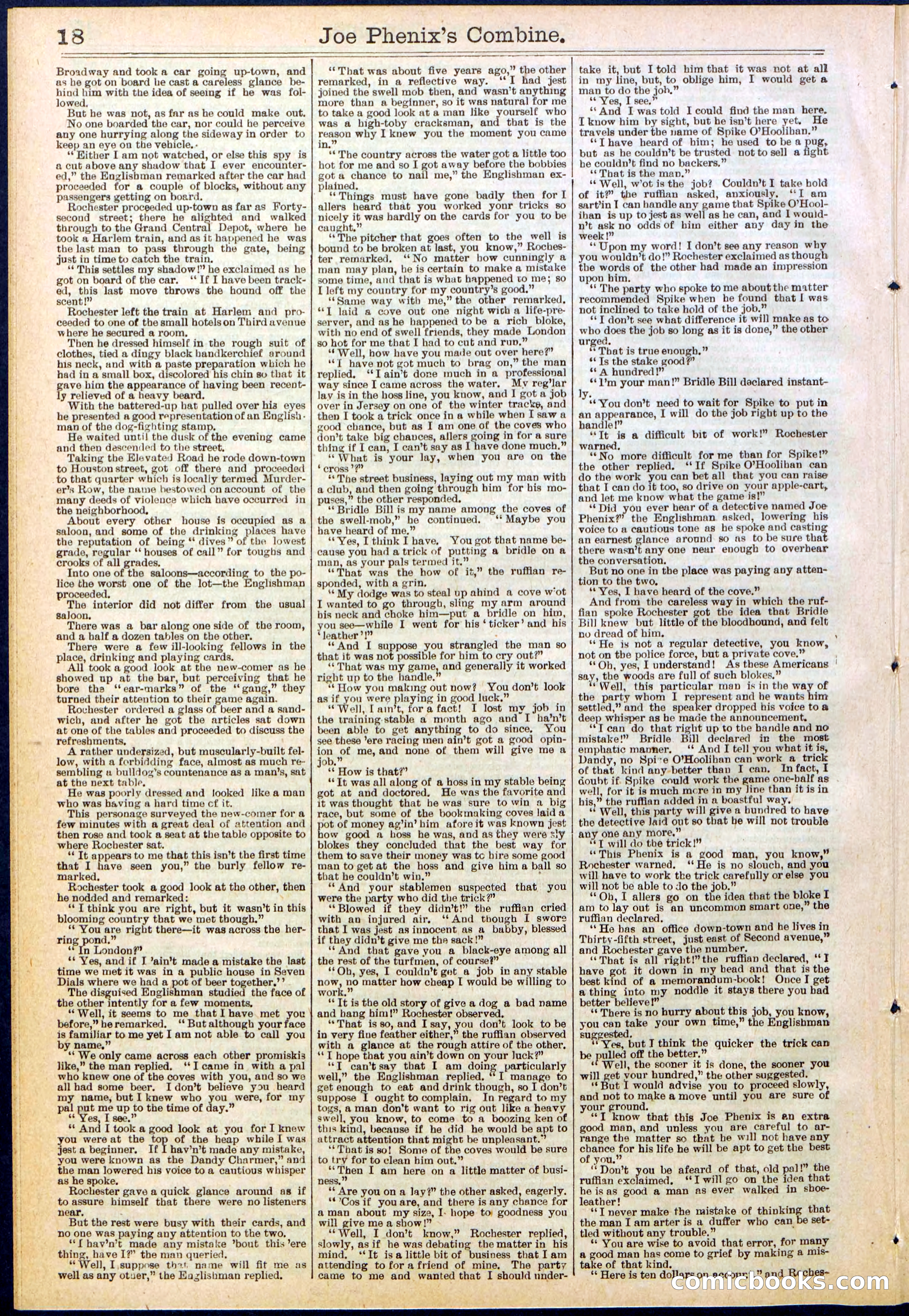 Beadle's Dime Library No. 628 — page 18 of 32