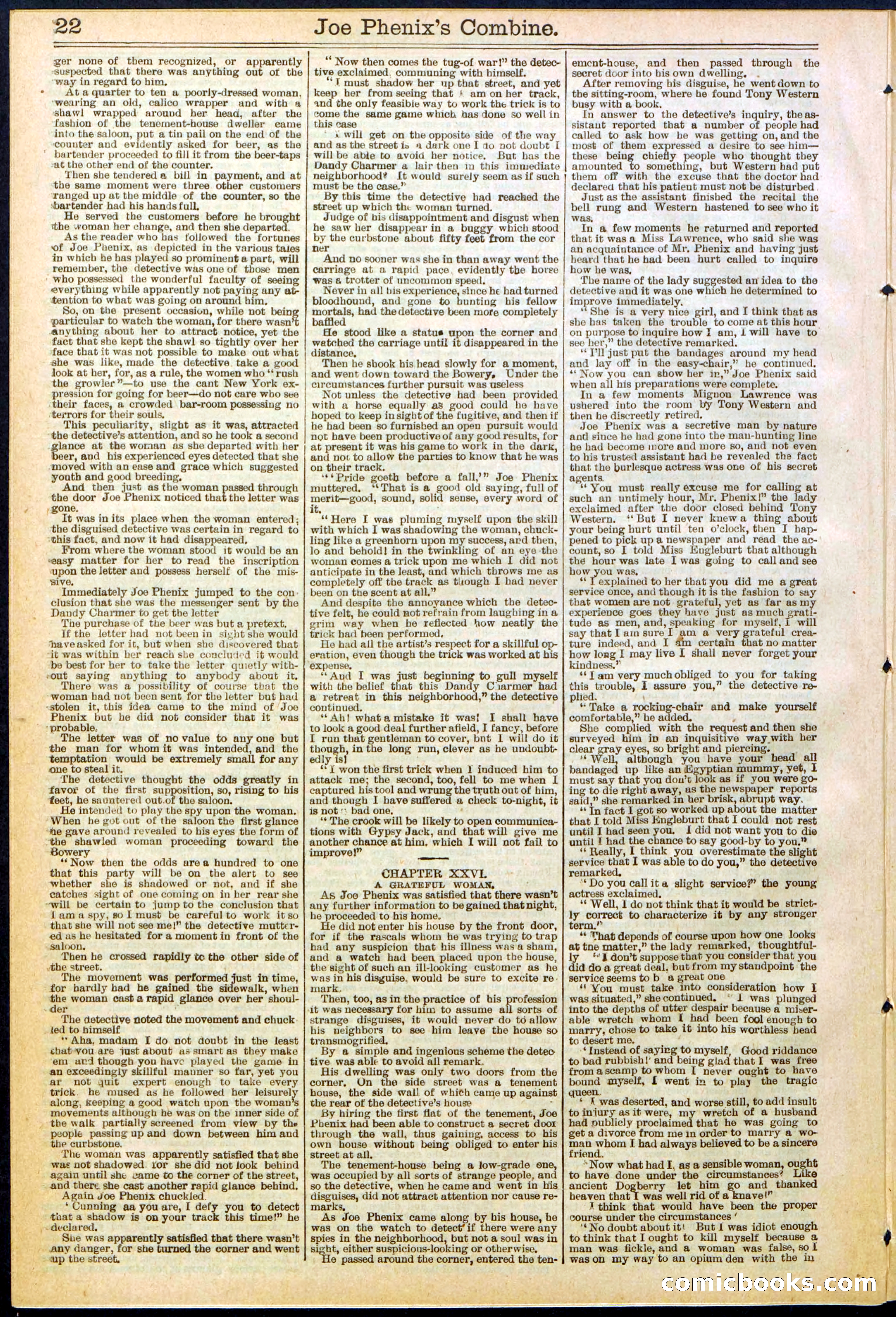 Beadle's Dime Library No. 628 — page 22 of 32