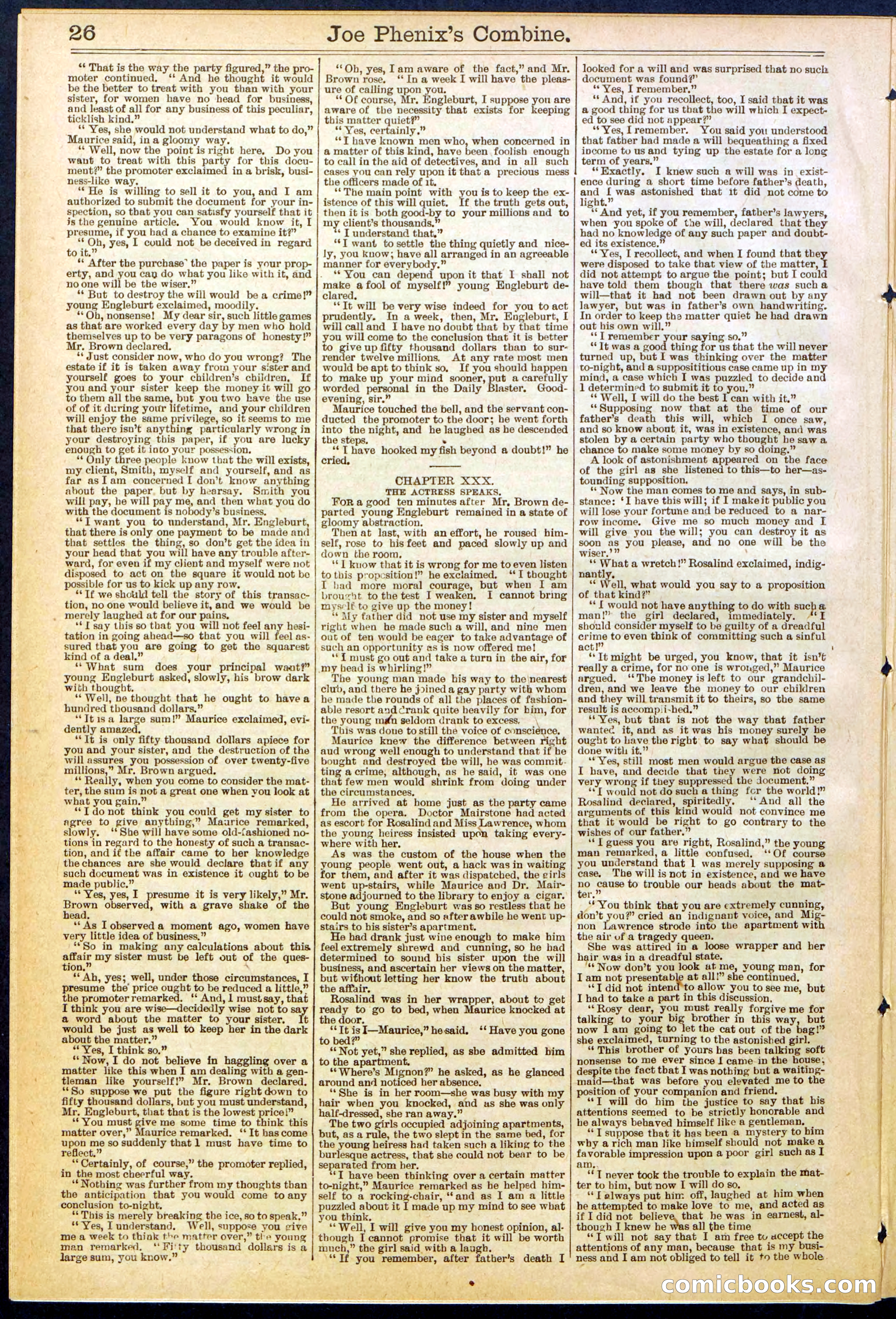 Beadle's Dime Library No. 628 — page 26 of 32