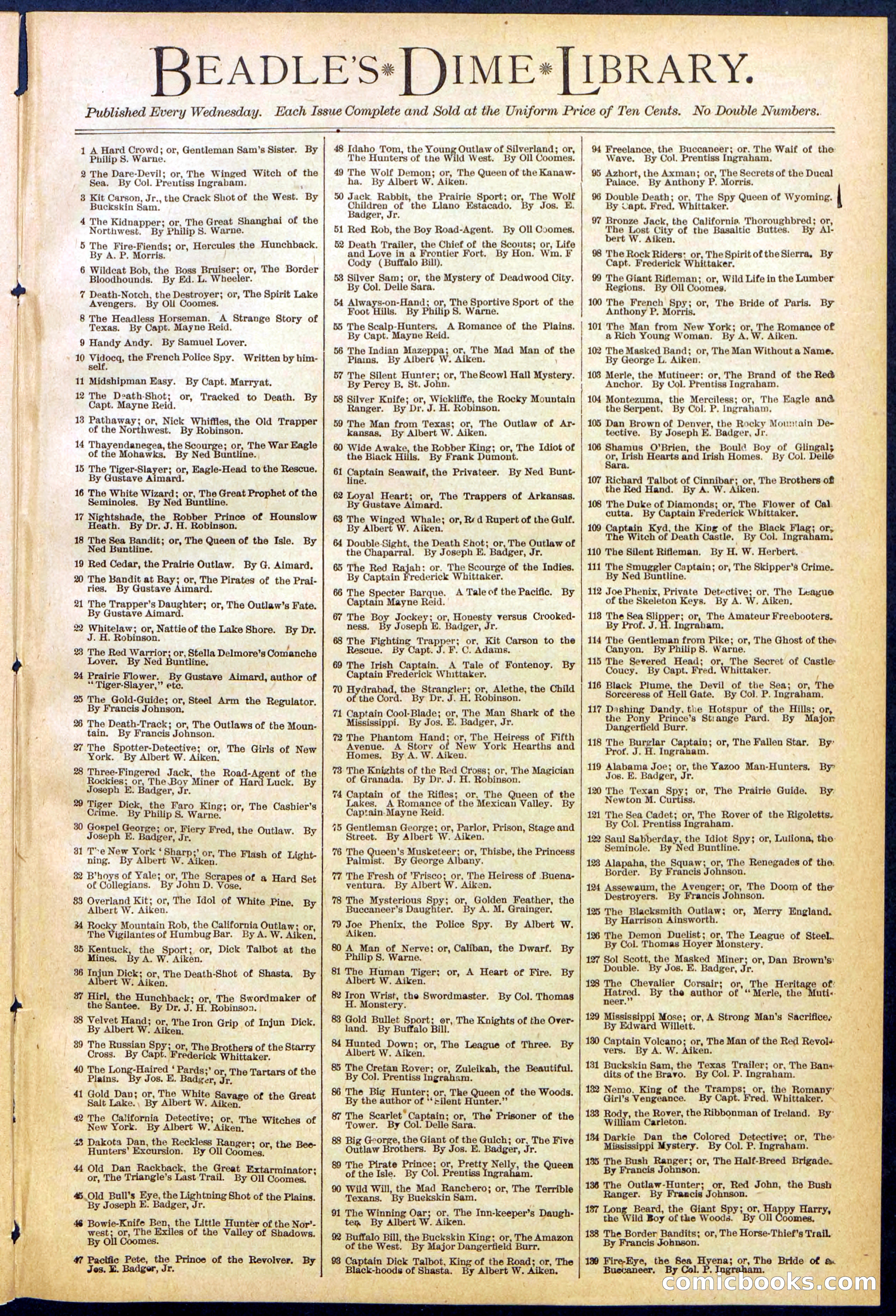 Beadle's Dime Library No. 628 — page 29 of 32