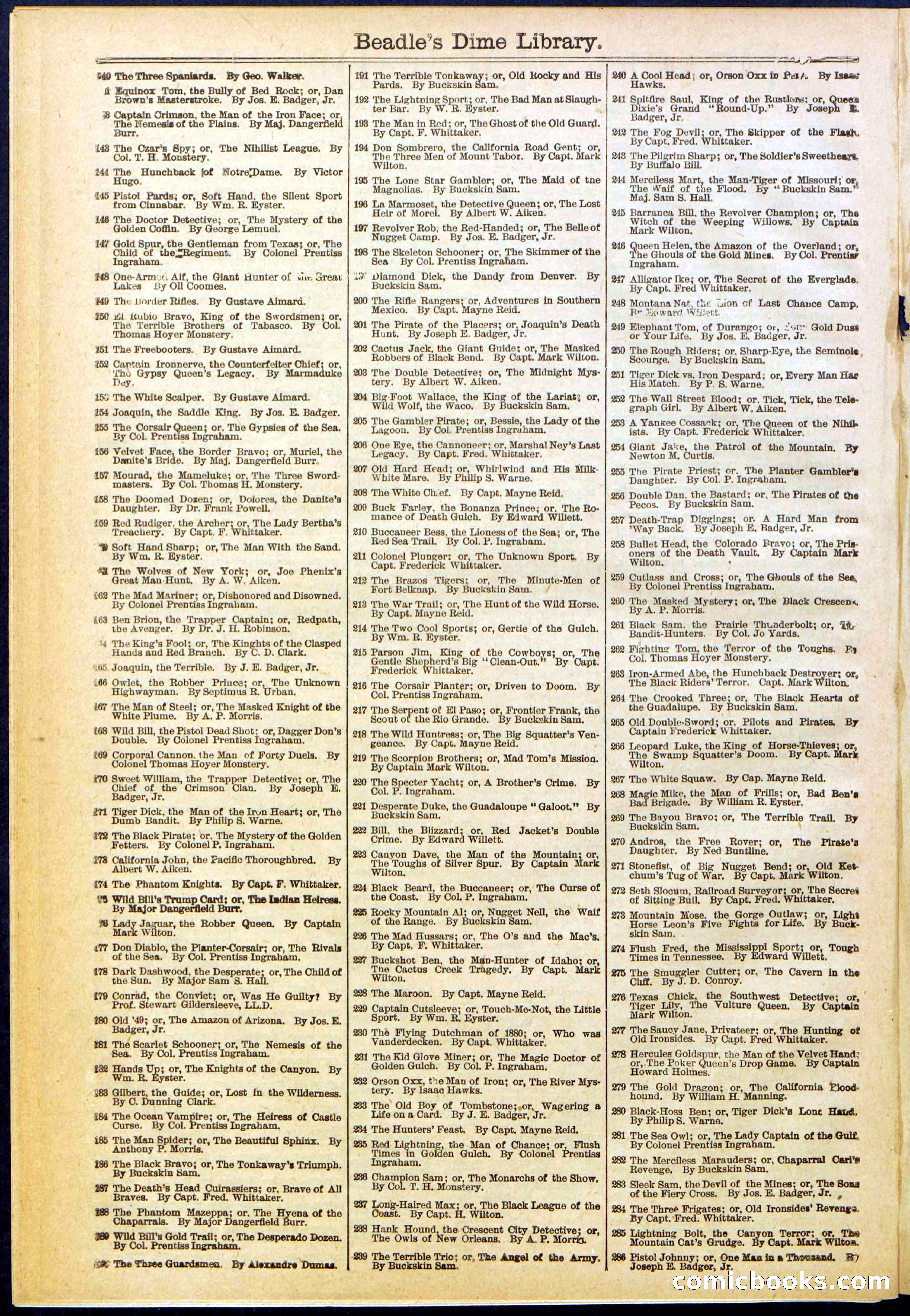 Beadle's Dime Library No. 628 — page 30 of 32