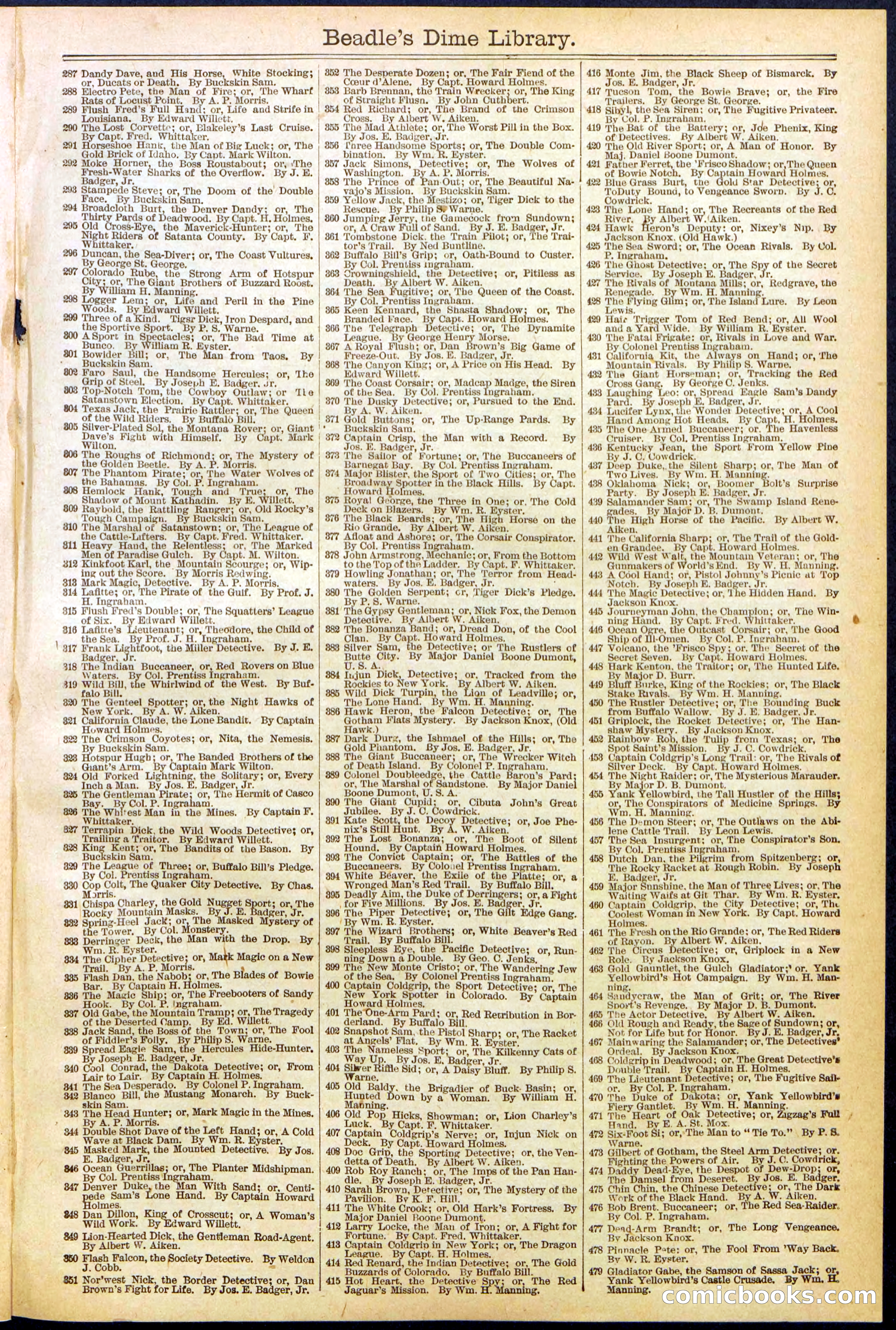 Beadle's Dime Library No. 628 — page 31 of 32