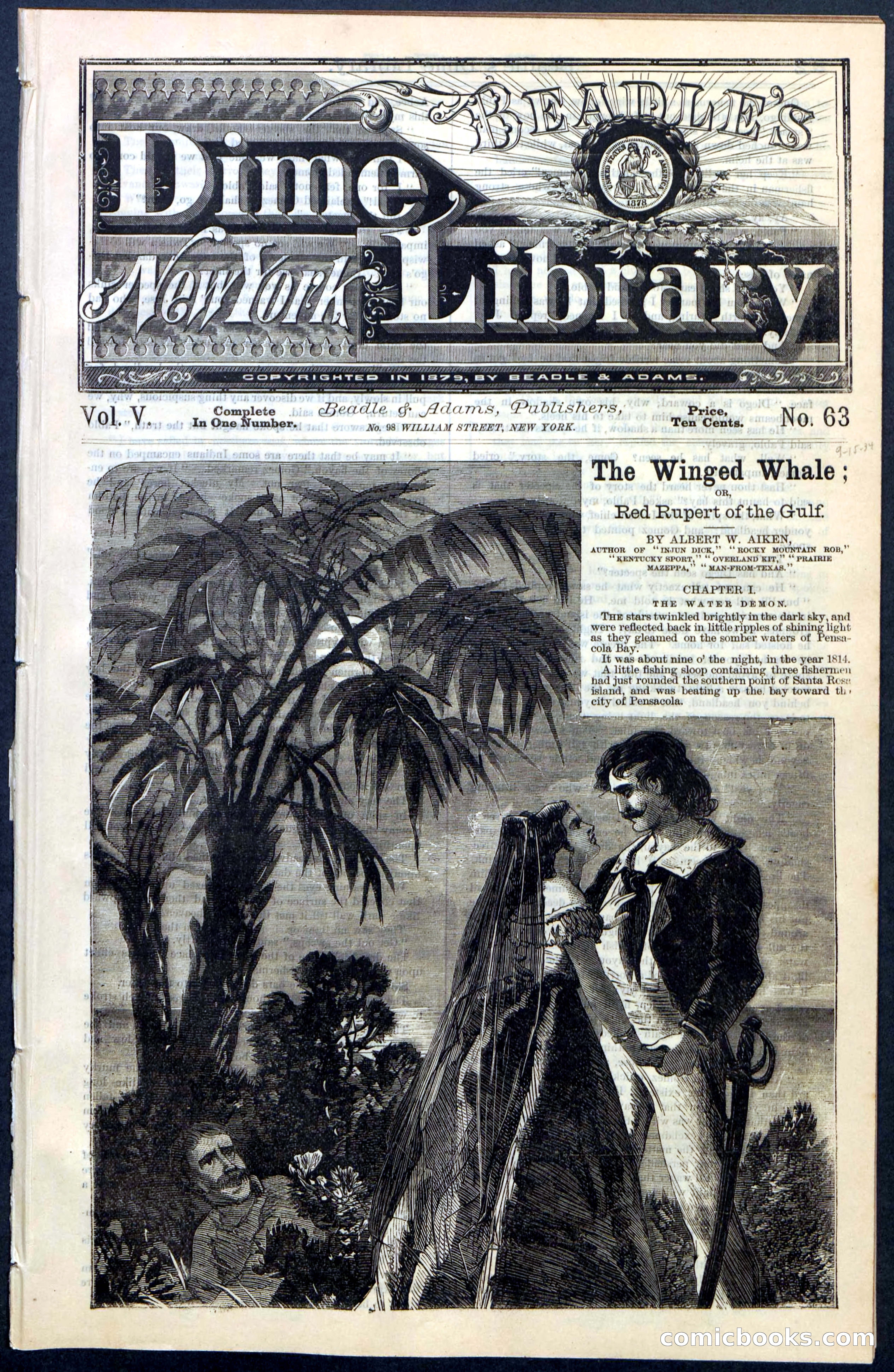 Beadle's New York Dime Library, No. 63 — page 1 of 48