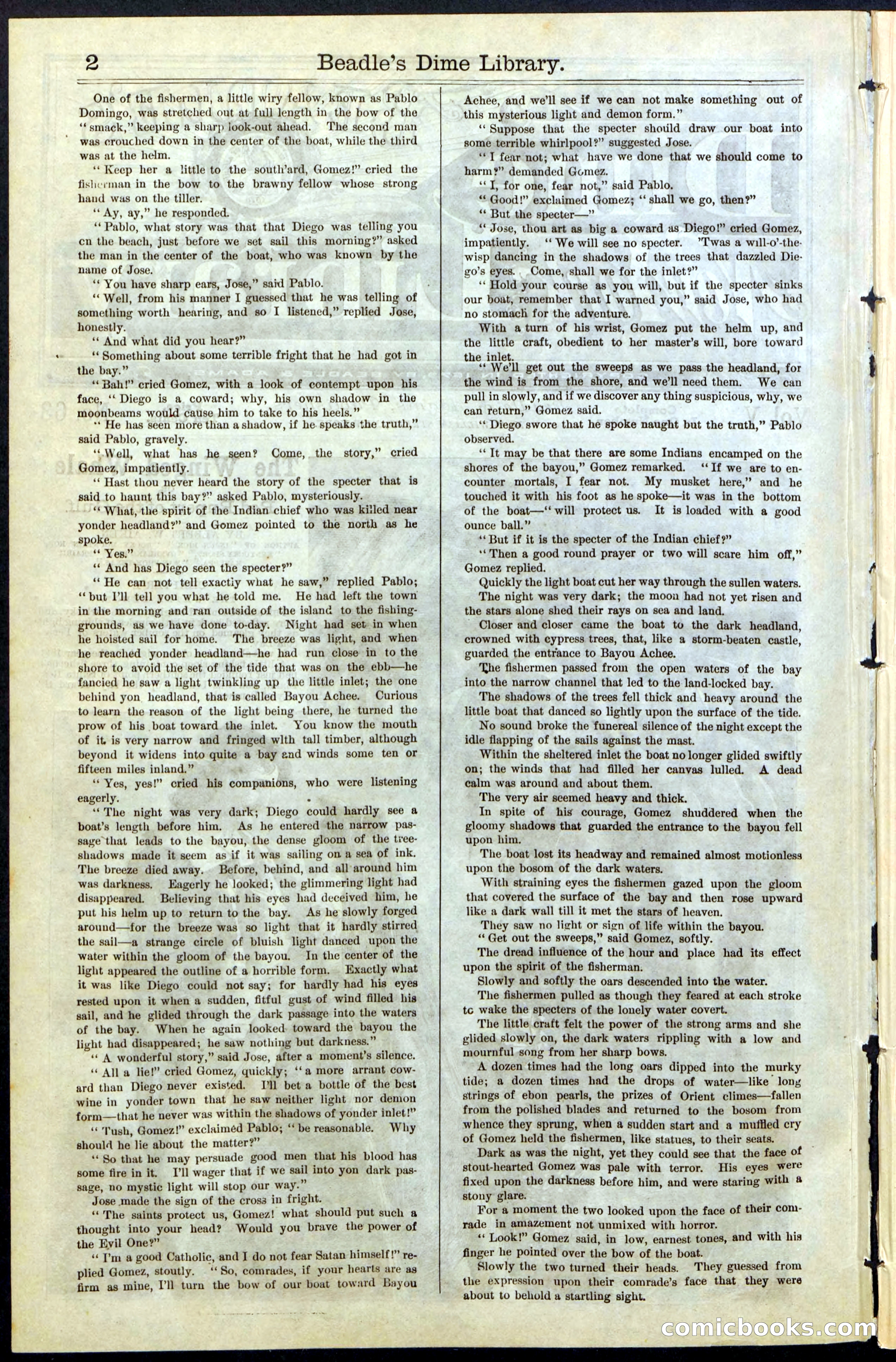 Beadle's New York Dime Library, No. 63 — page 2 of 48