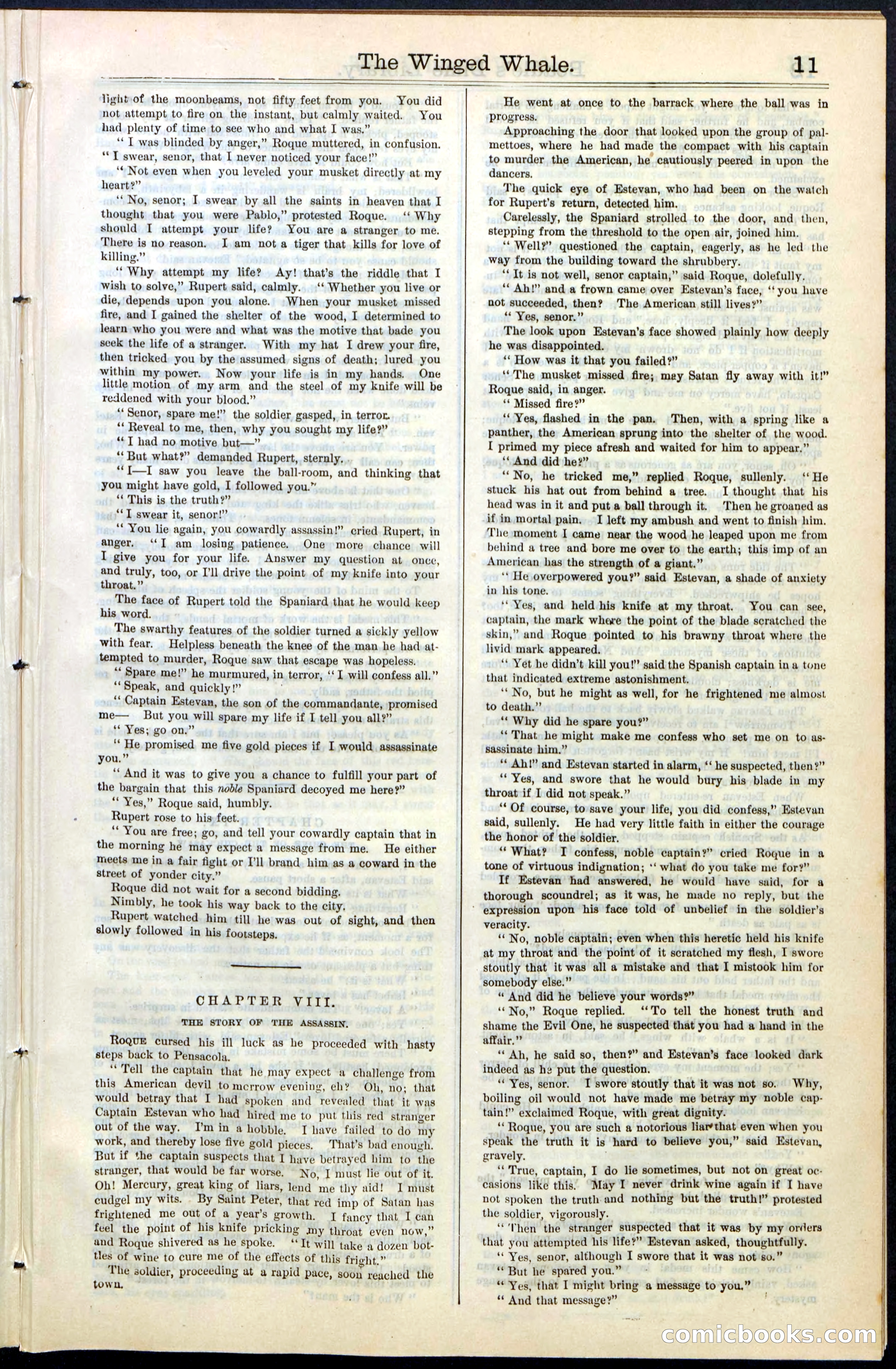 Beadle's New York Dime Library, No. 63 — page 11 of 48