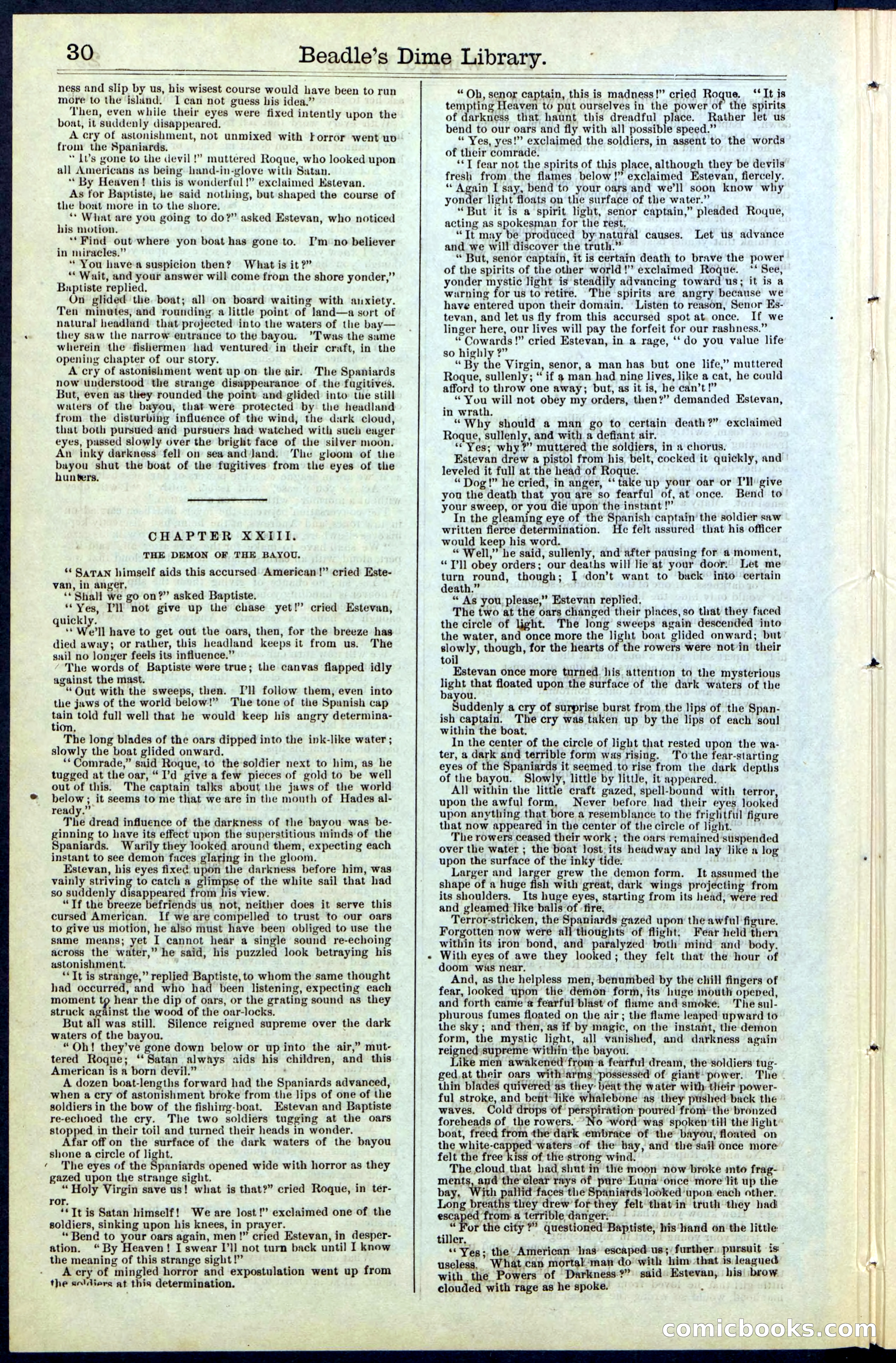 Beadle's New York Dime Library, No. 63 — page 30 of 48