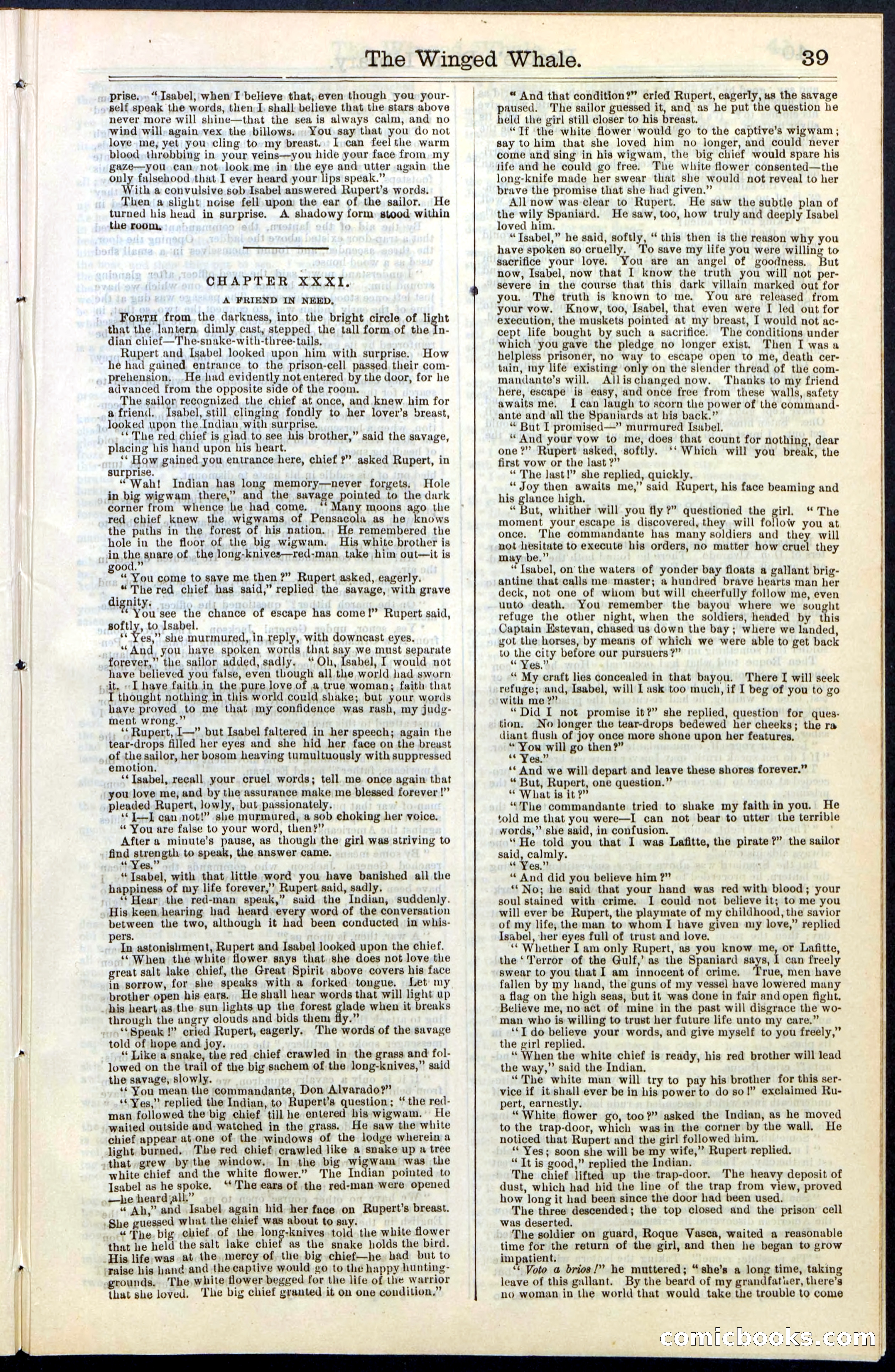 Beadle's New York Dime Library, No. 63 — page 39 of 48