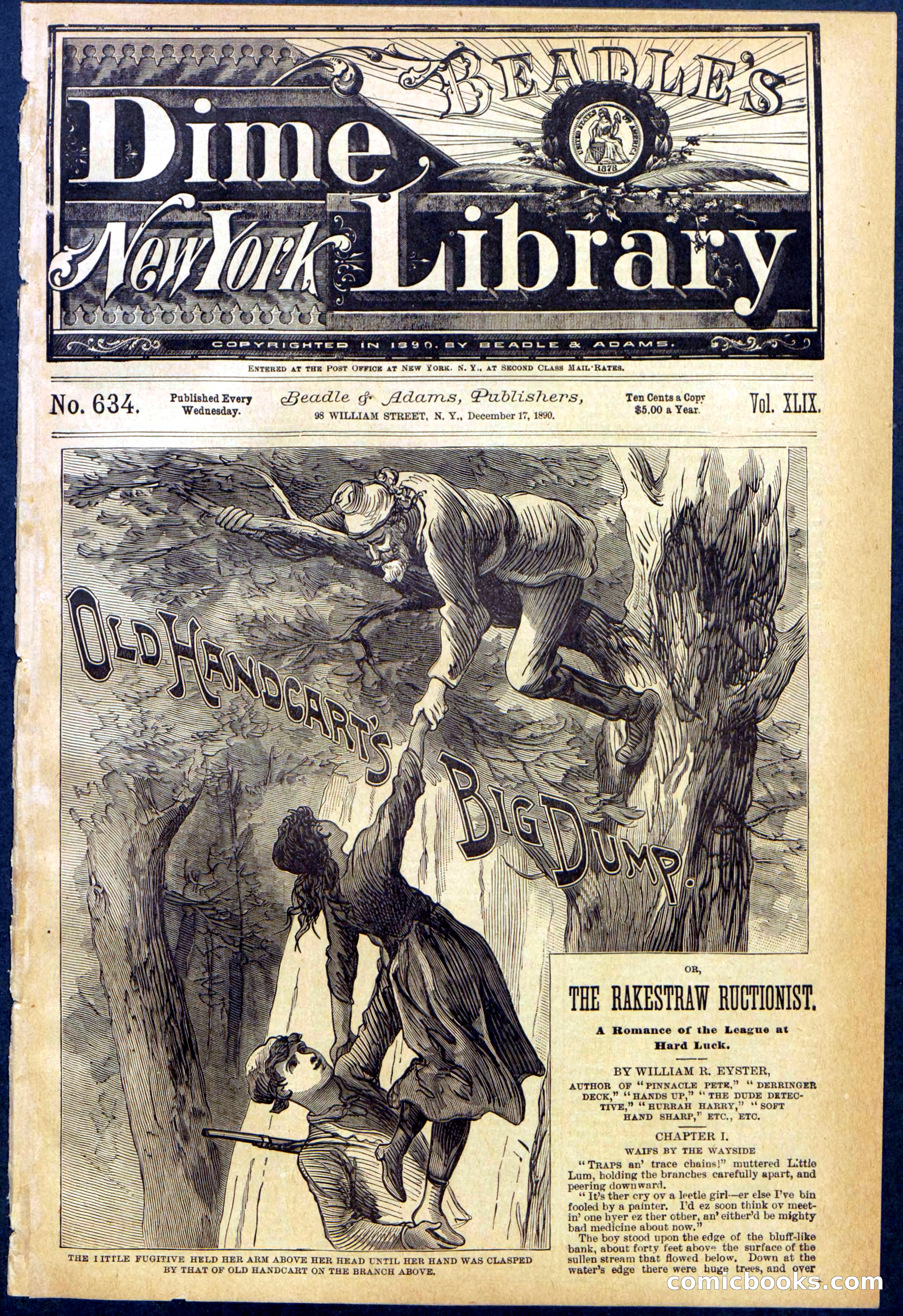 Beadle's New York Dime Library, No. 634 — page 1 of 30