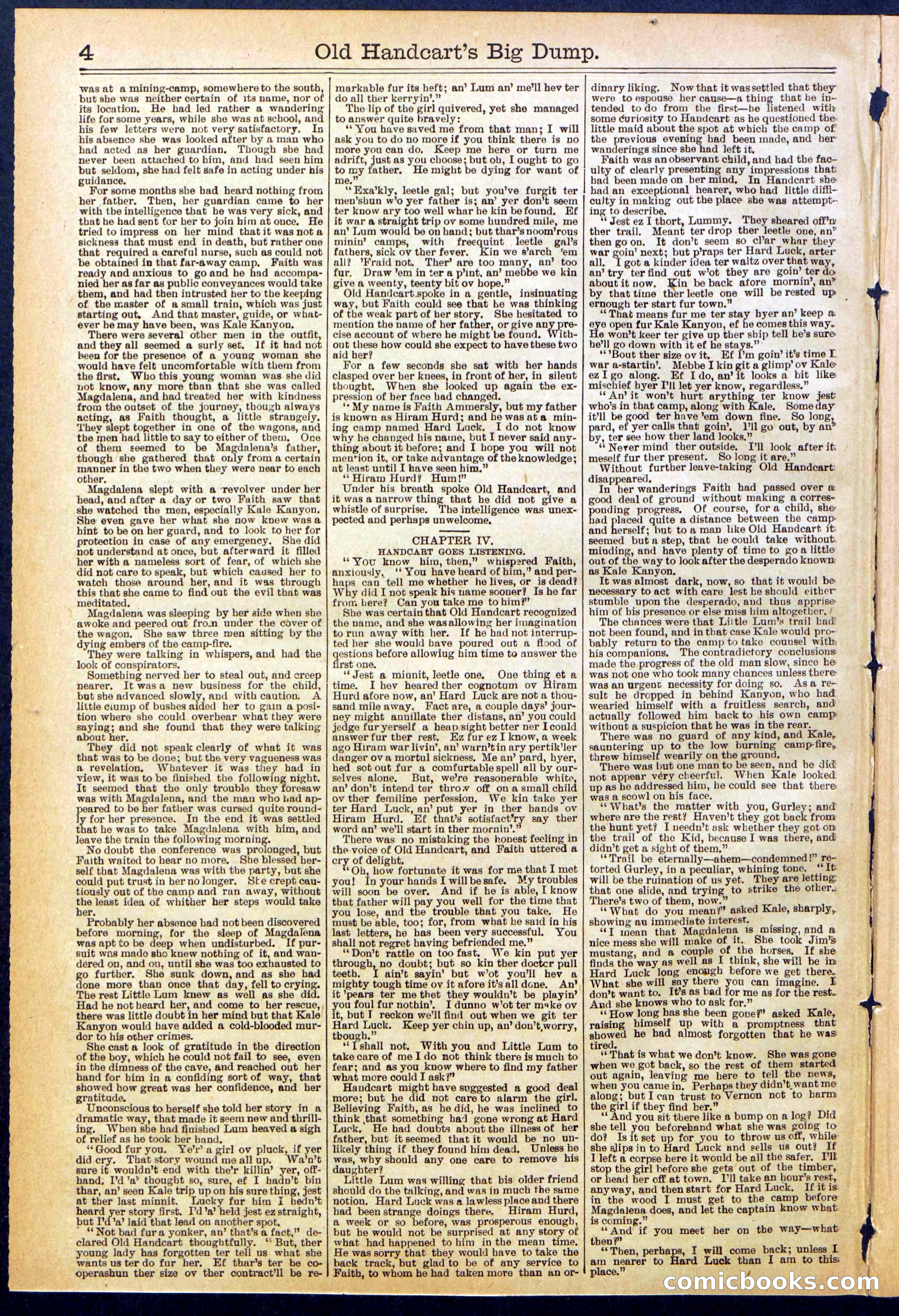 Beadle's New York Dime Library, No. 634 — page 4 of 30