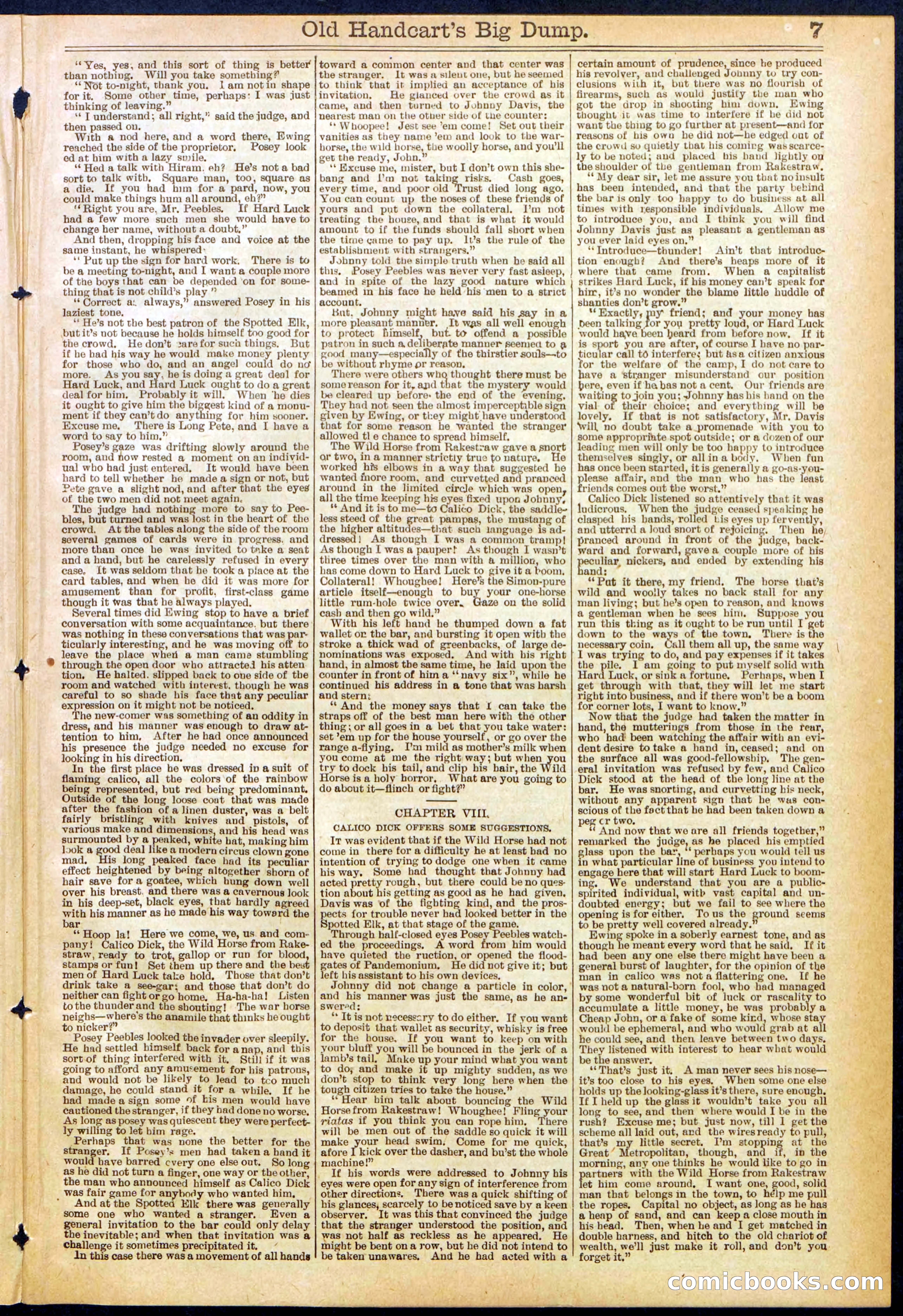 Beadle's New York Dime Library, No. 634 — page 7 of 30