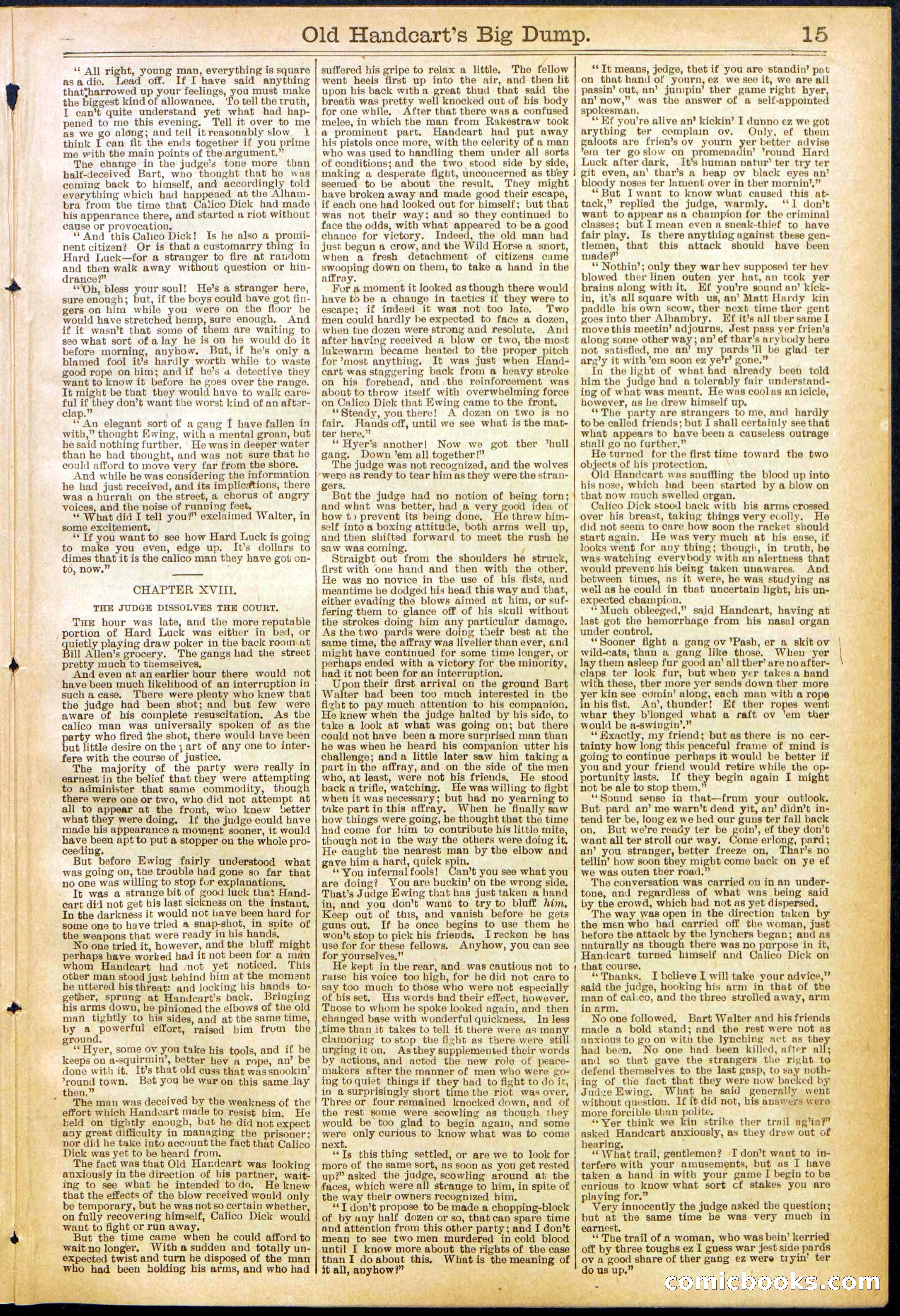 Beadle's New York Dime Library, No. 634 — page 15 of 30