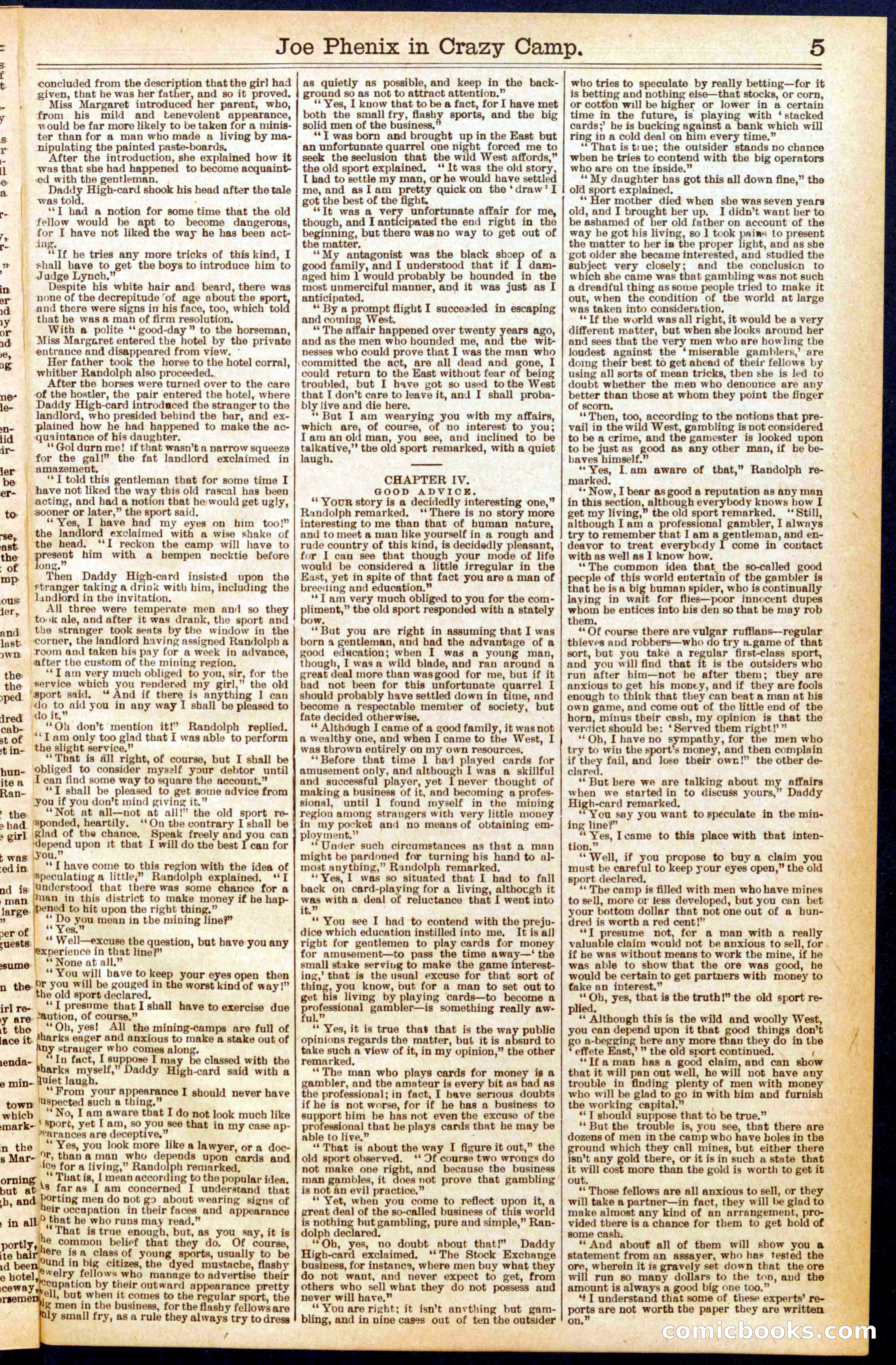 Beadle's New York Dime Library, No. 637 — page 5 of 32