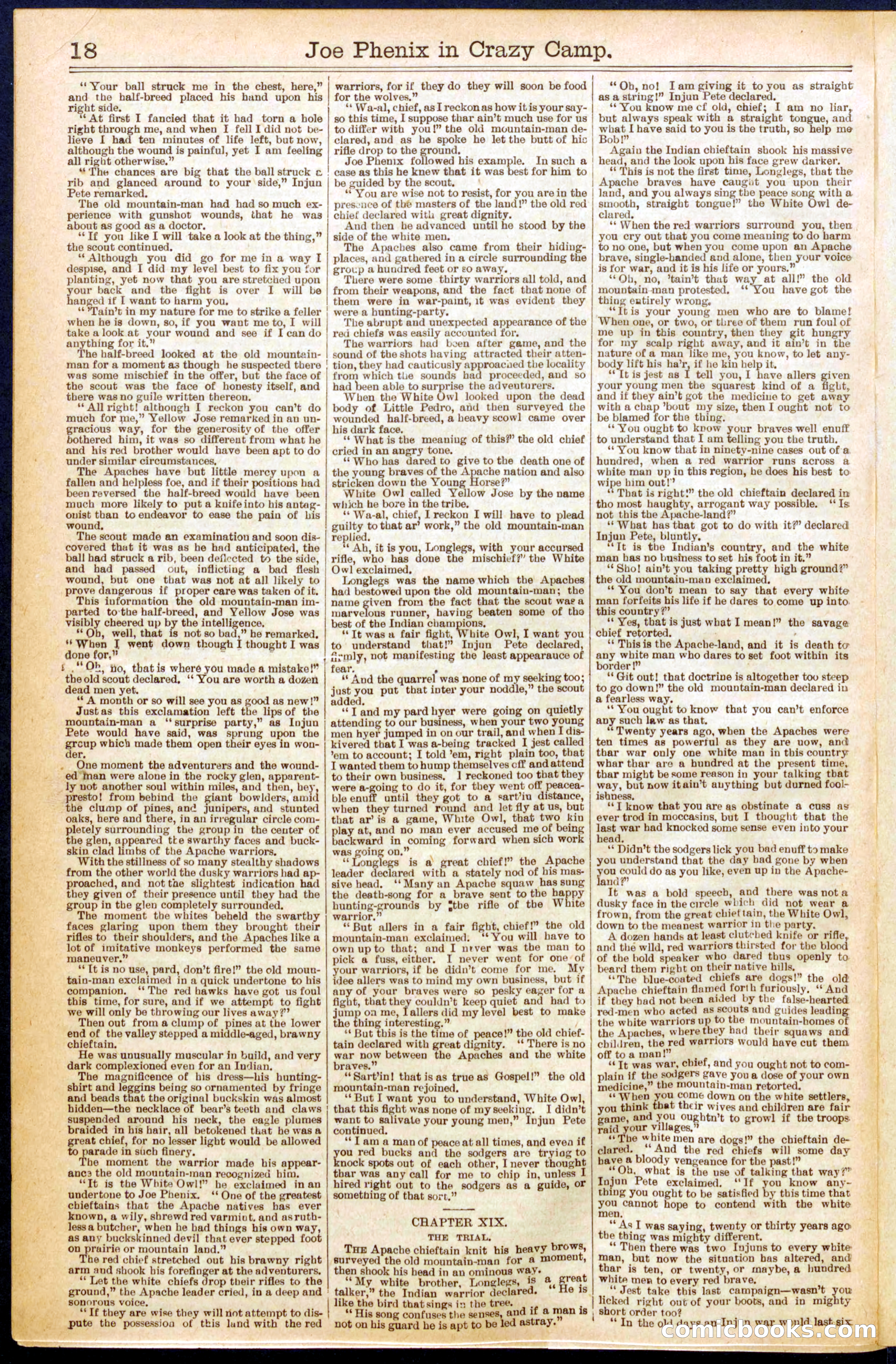 Beadle's New York Dime Library, No. 637 — page 18 of 32