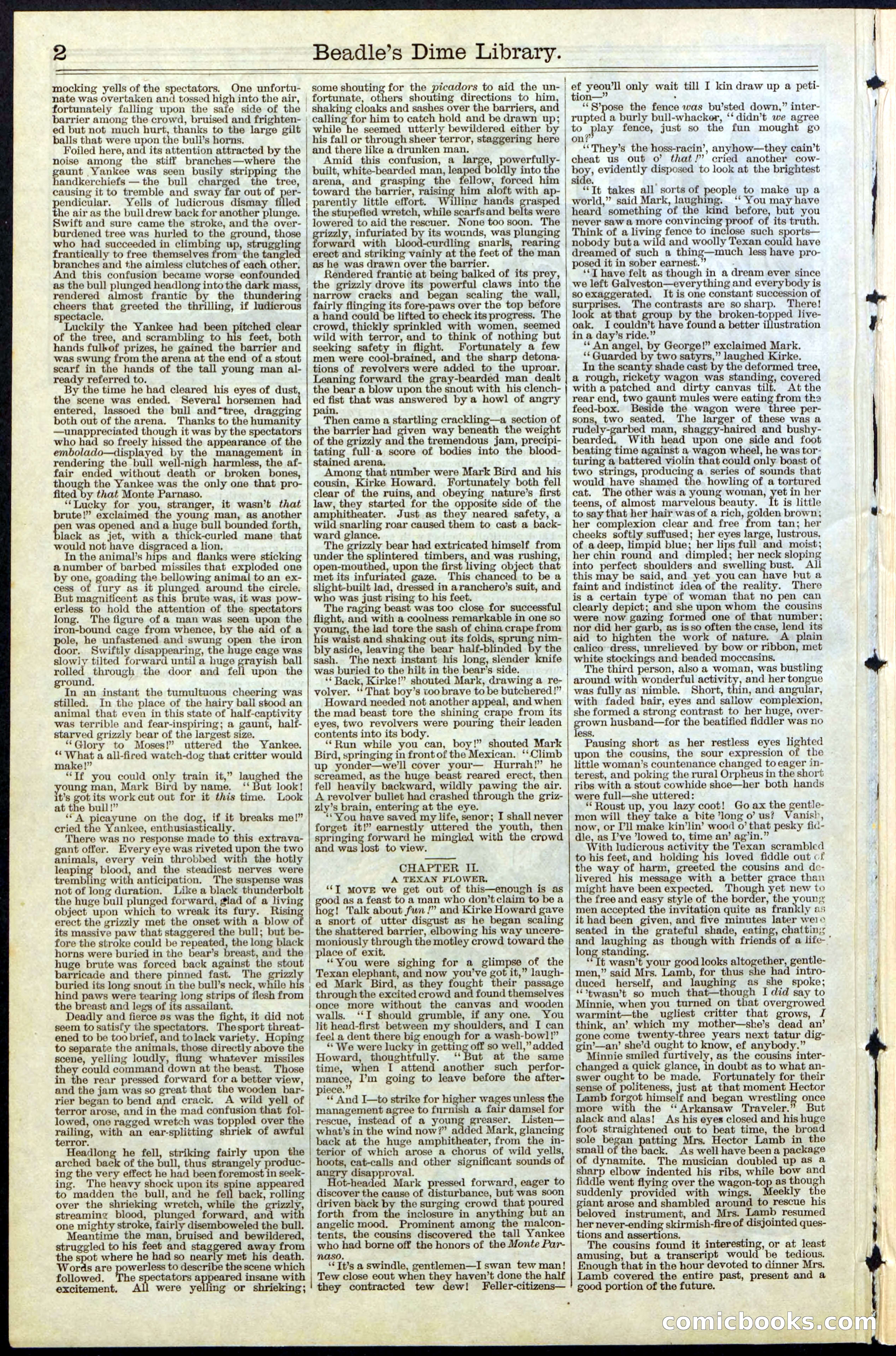 Beadle's New York Dime Library, No. 64 — page 2 of 24