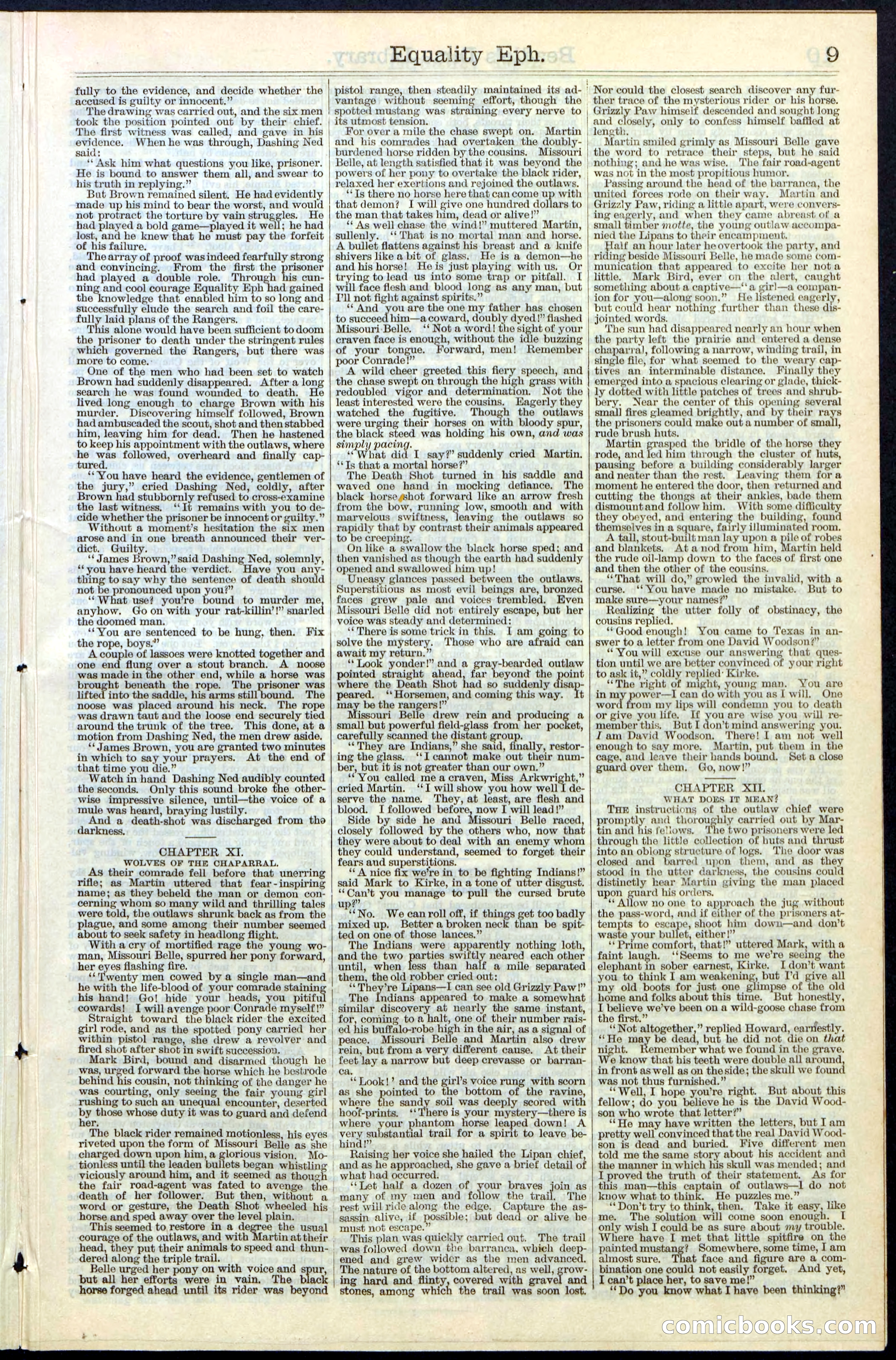 Beadle's New York Dime Library, No. 64 — page 9 of 24