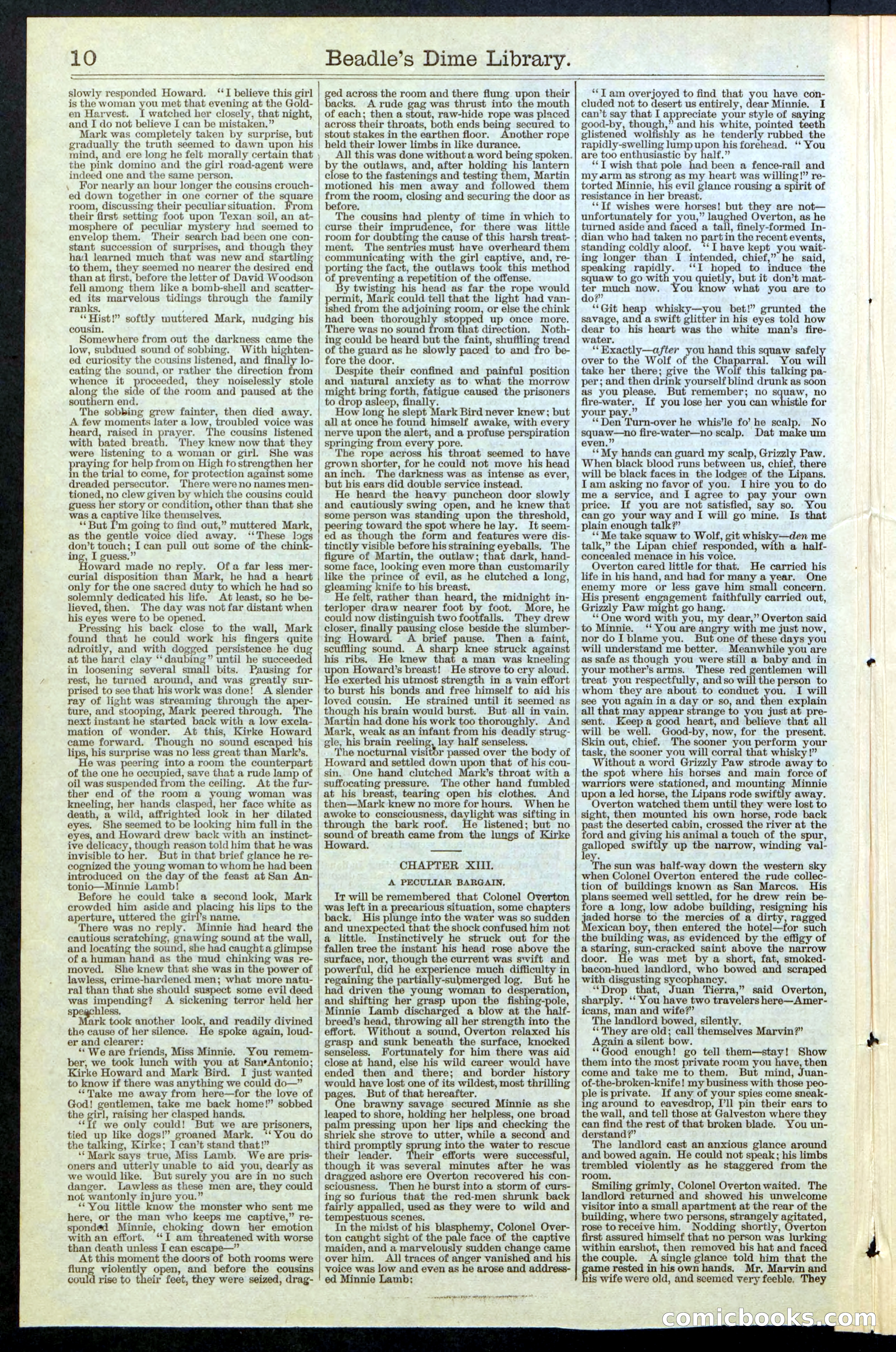 Beadle's New York Dime Library, No. 64 — page 10 of 24