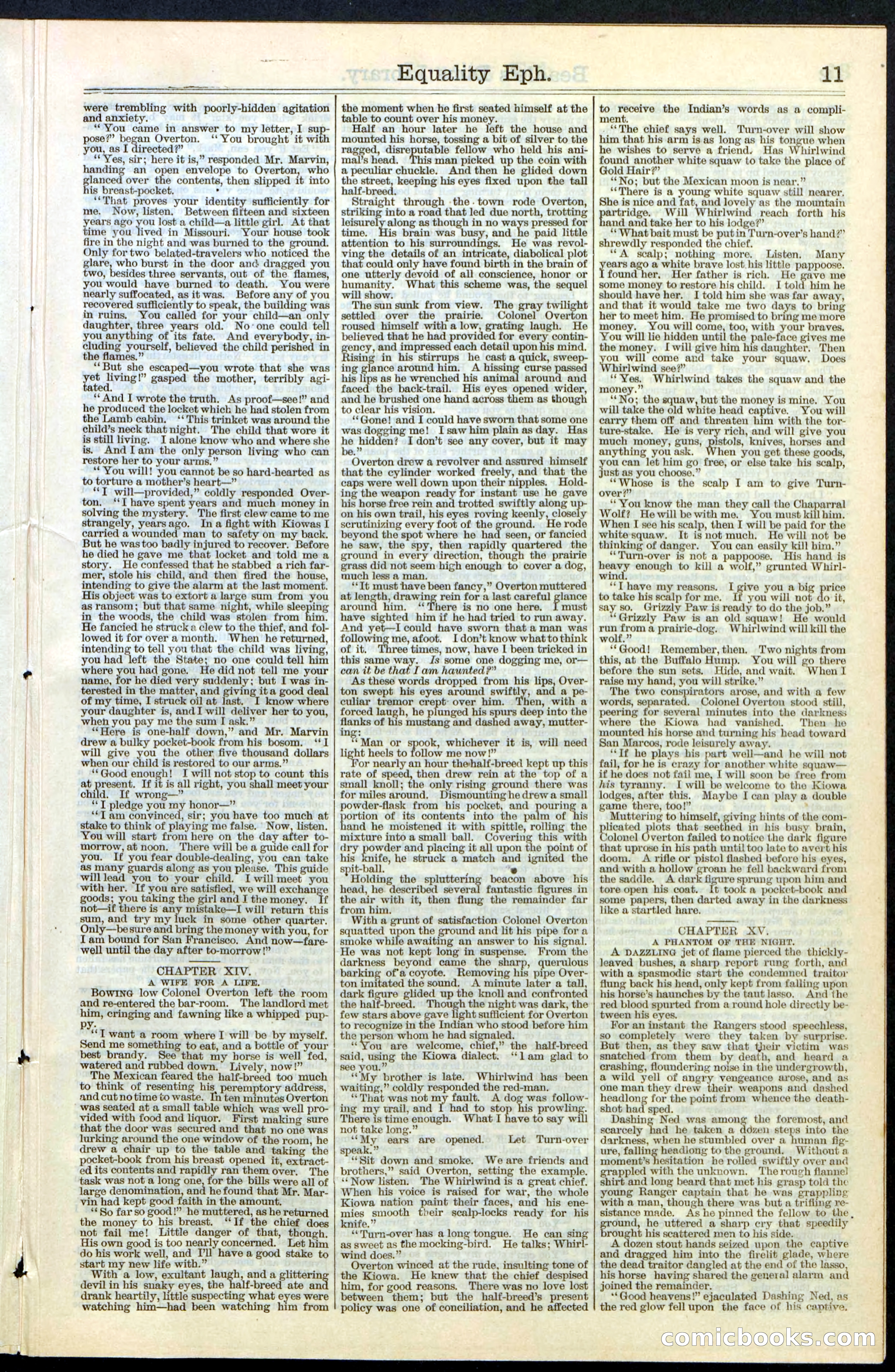 Beadle's New York Dime Library, No. 64 — page 11 of 24
