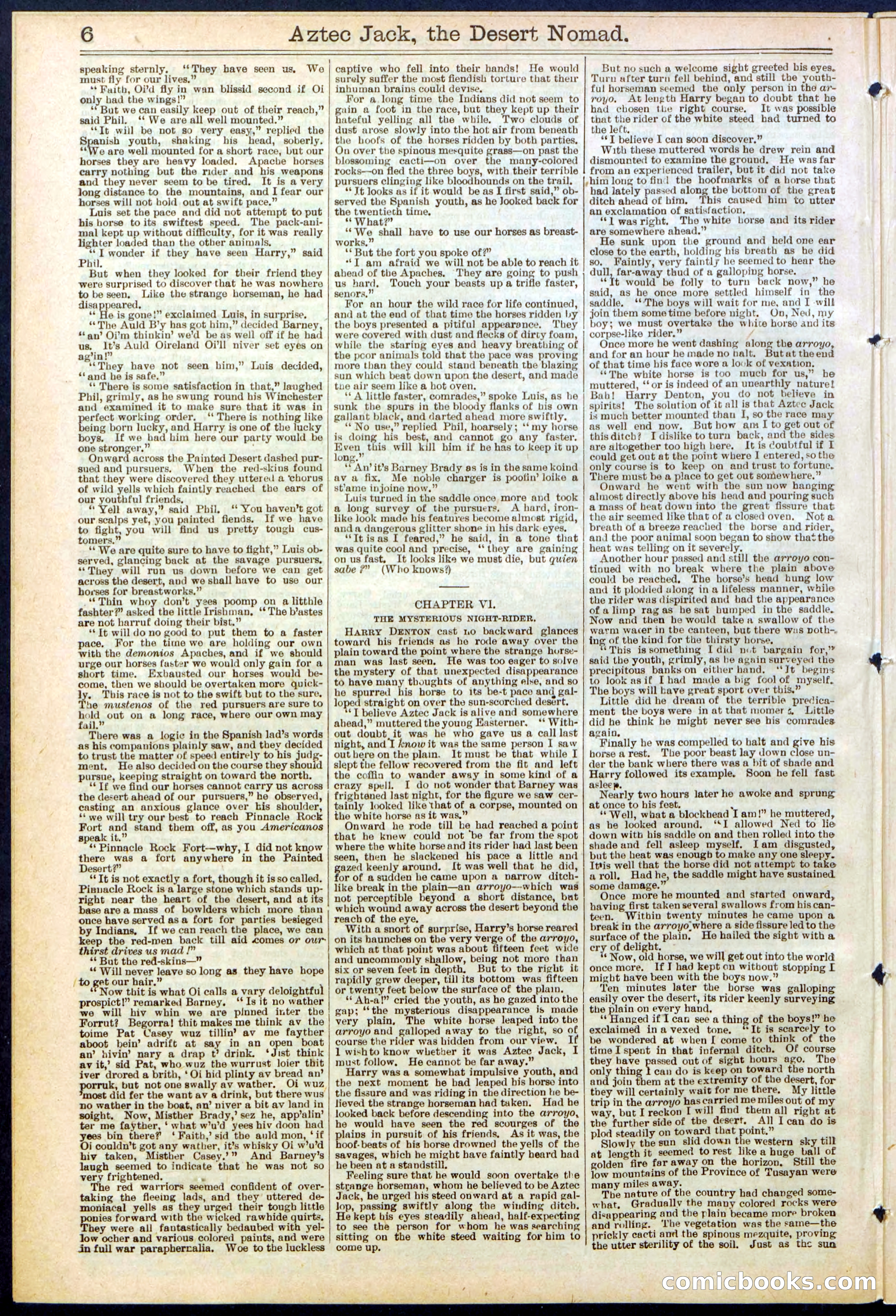Beadle's Dime Library No. 641 — page 6 of 32
