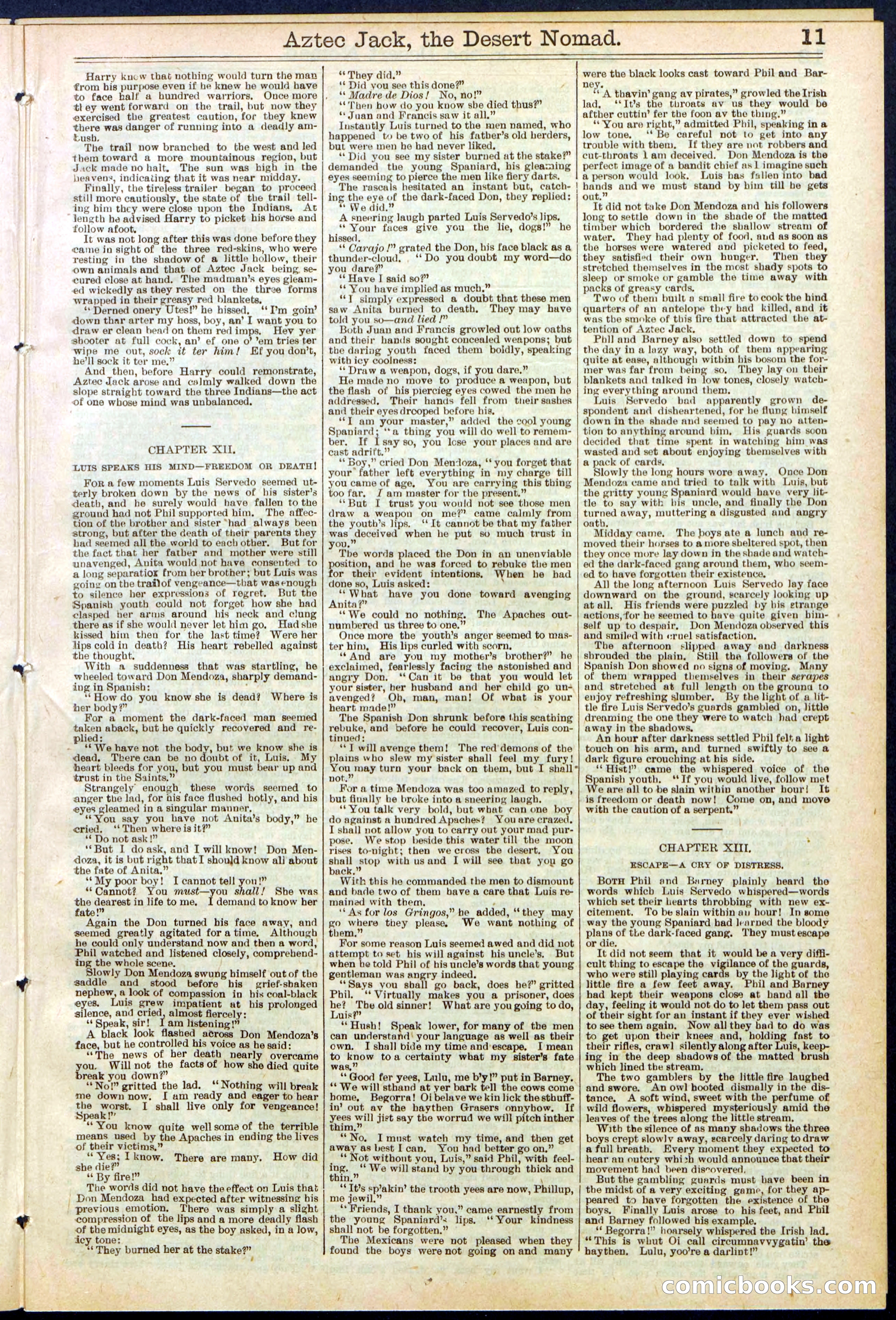 Beadle's Dime Library No. 641 — page 11 of 32