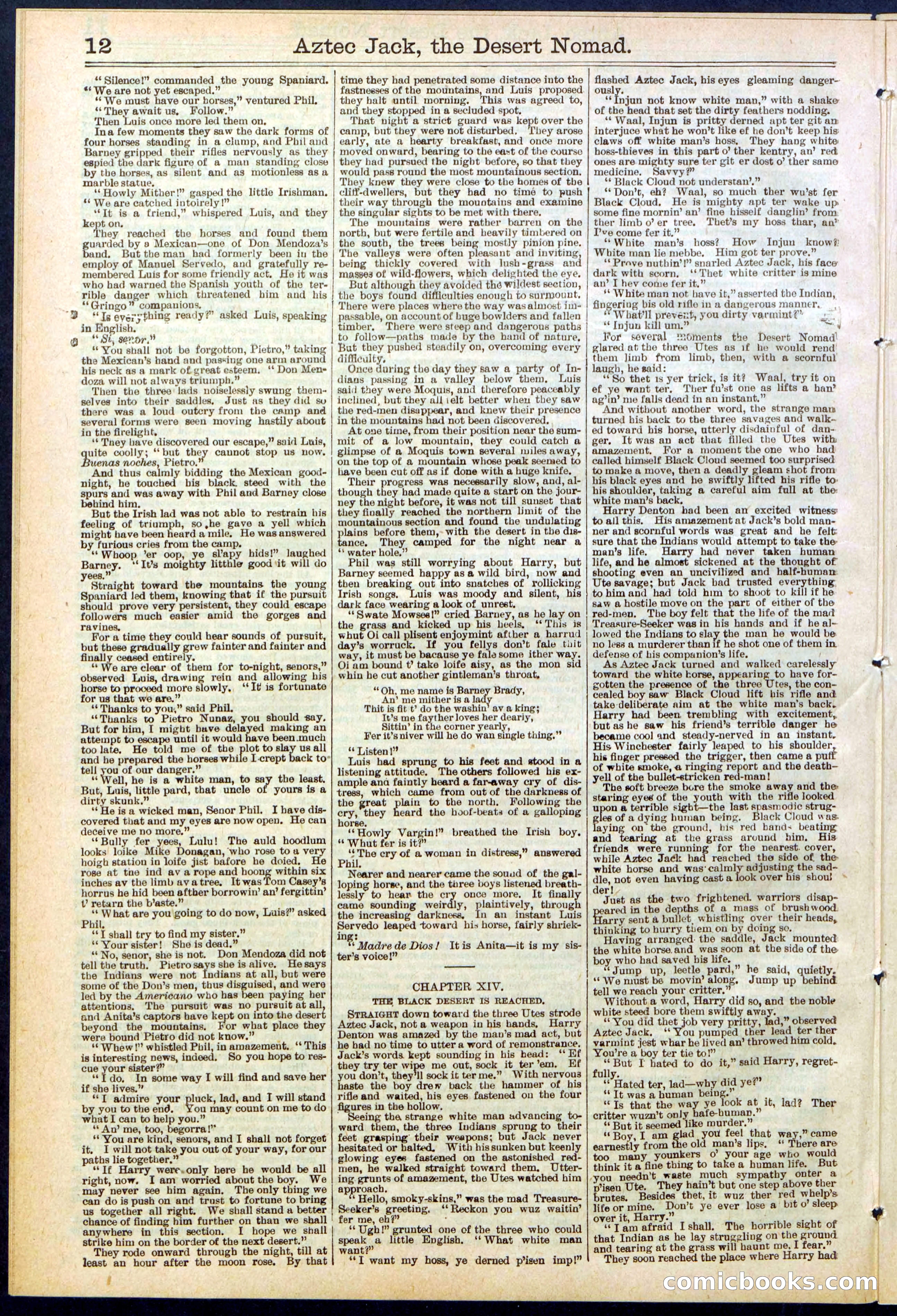 Beadle's Dime Library No. 641 — page 12 of 32