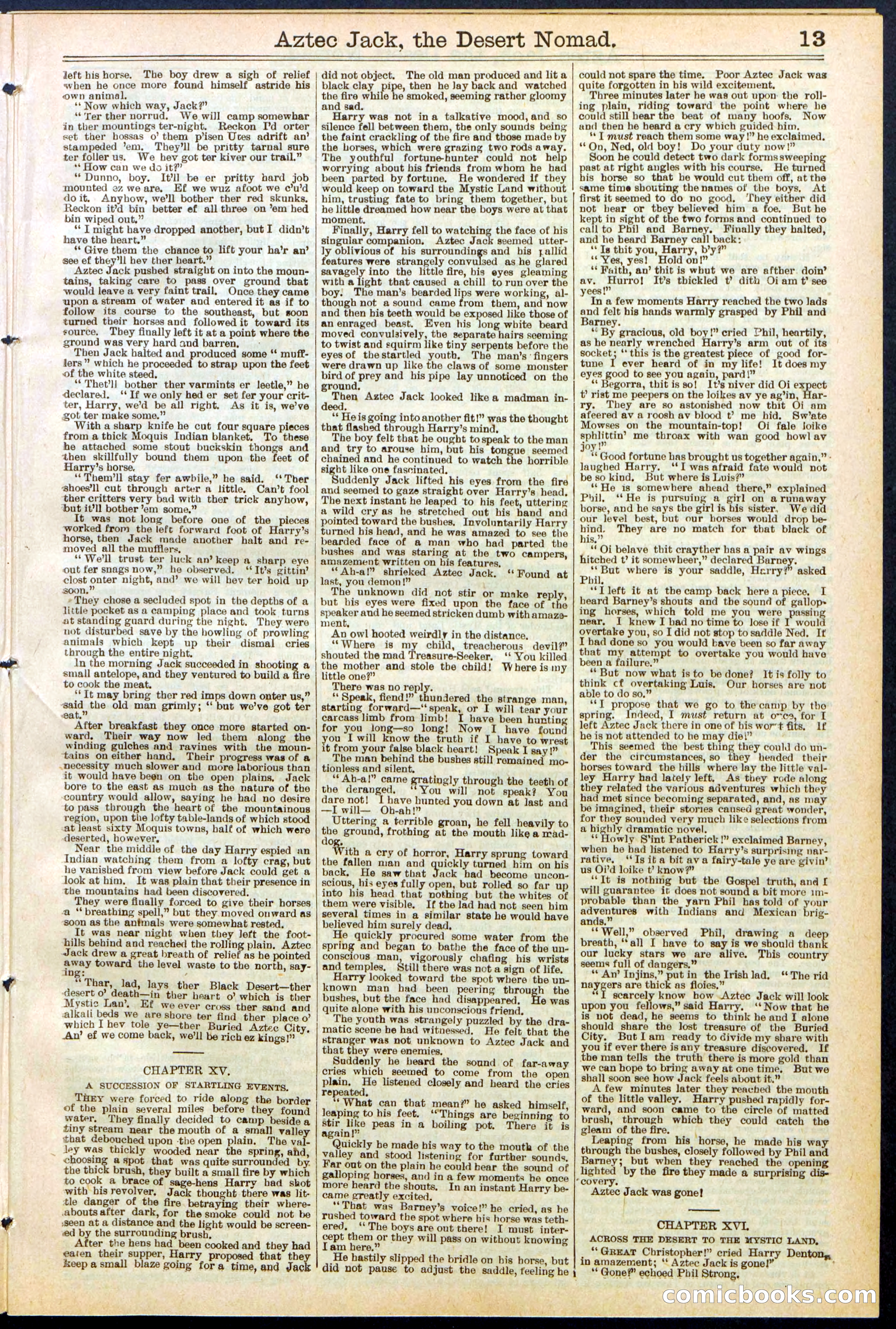 Beadle's Dime Library No. 641 — page 13 of 32