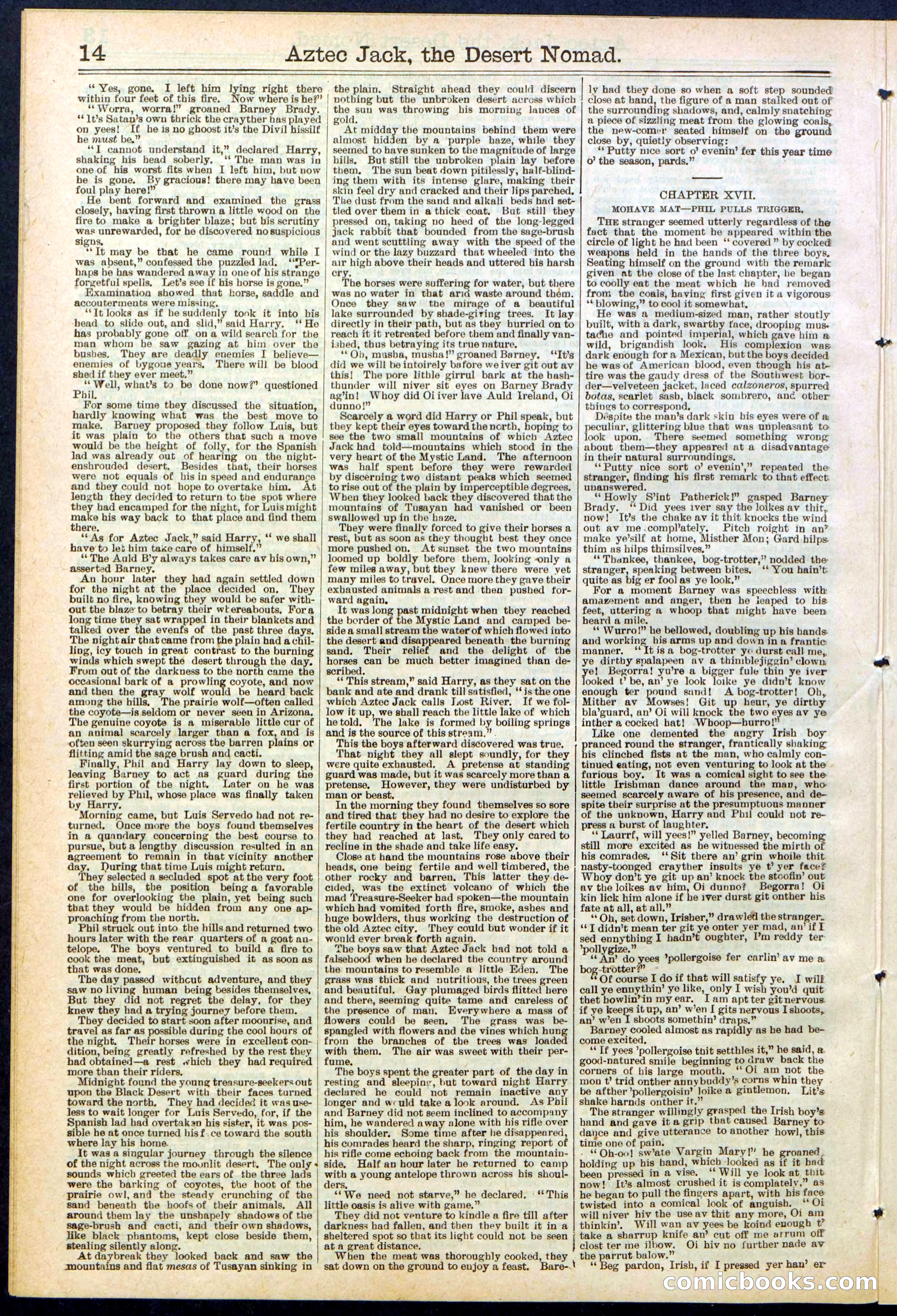 Beadle's Dime Library No. 641 — page 14 of 32