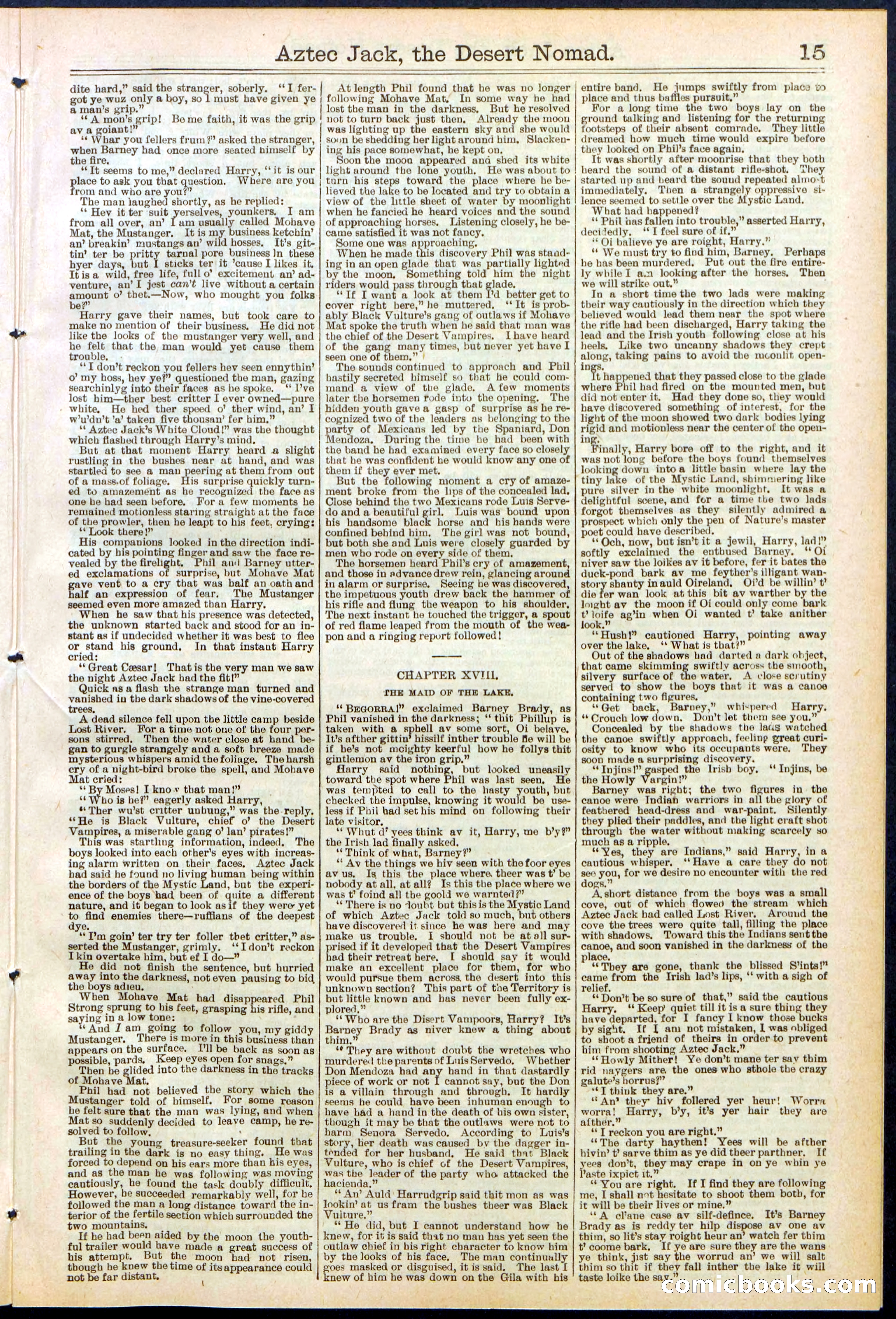 Beadle's Dime Library No. 641 — page 15 of 32