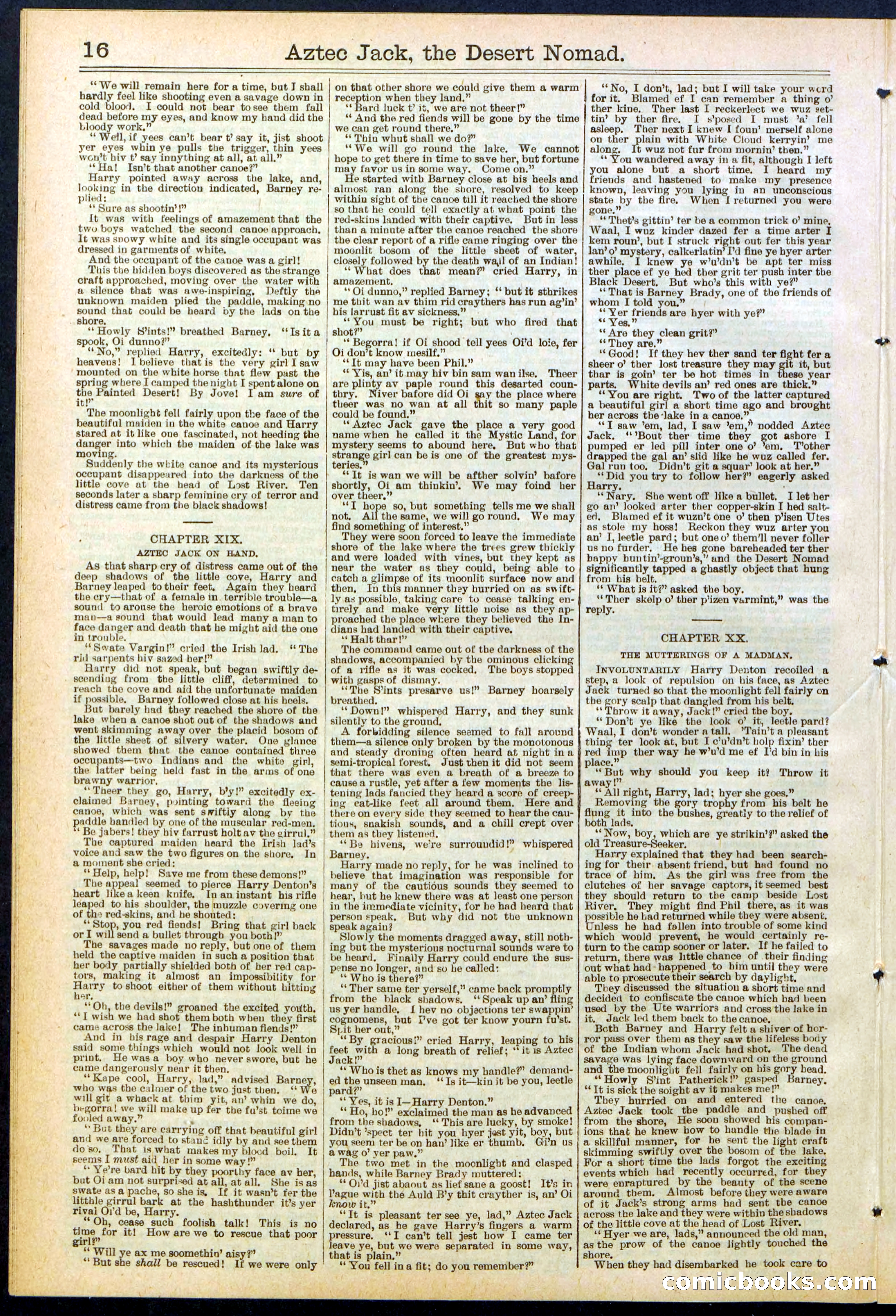 Beadle's Dime Library No. 641 — page 16 of 32