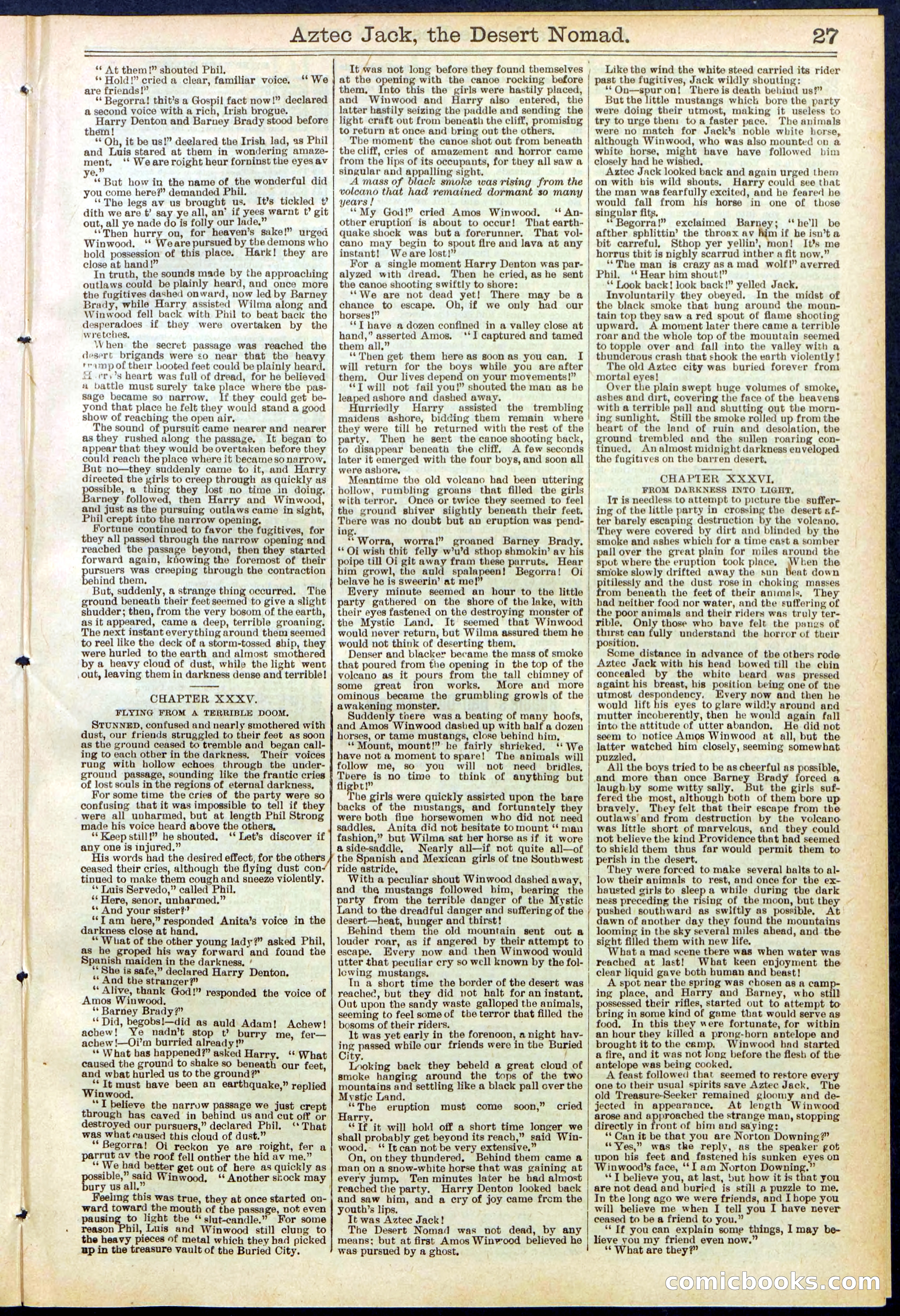 Beadle's Dime Library No. 641 — page 27 of 32