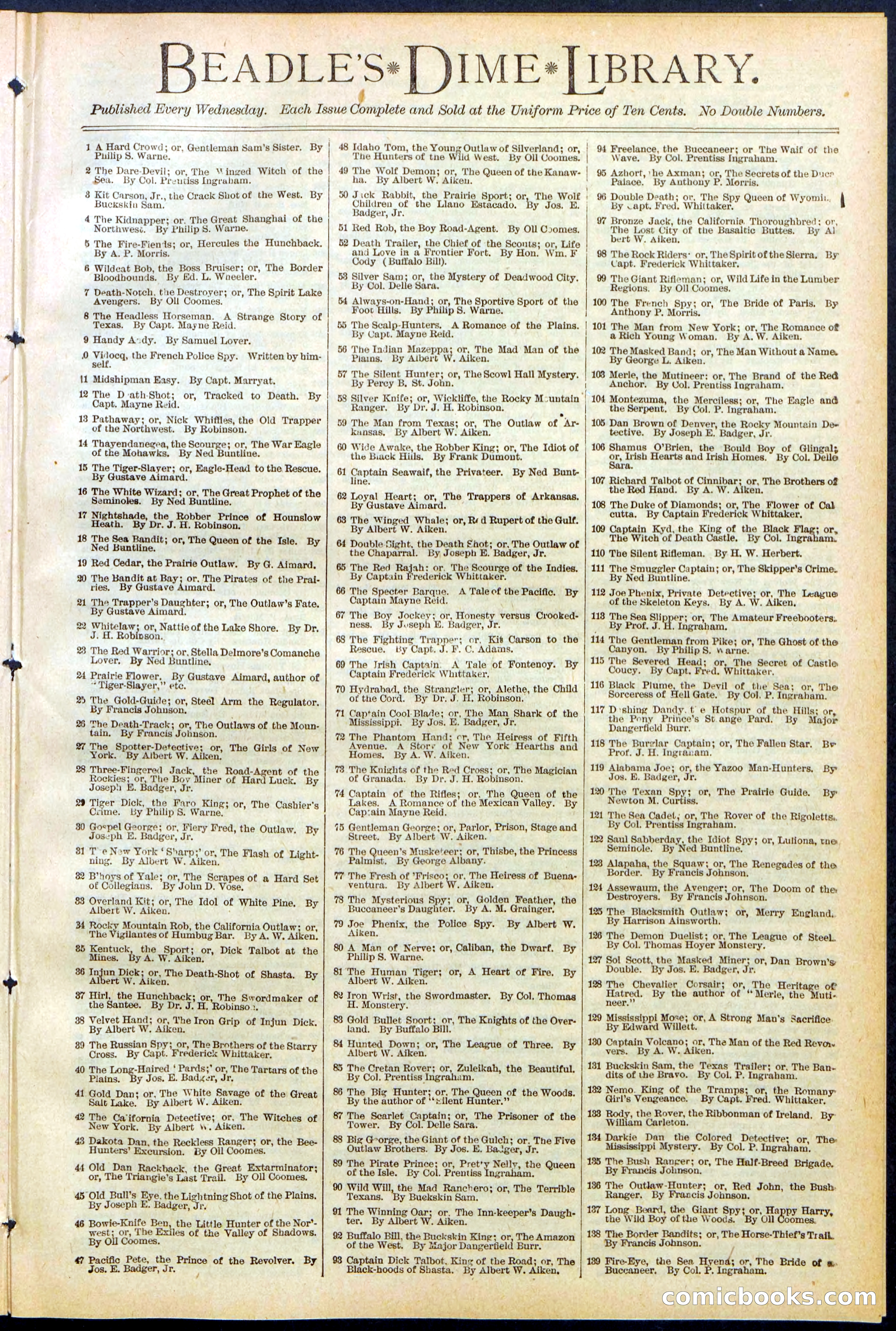 Beadle's Dime Library No. 641 — page 29 of 32