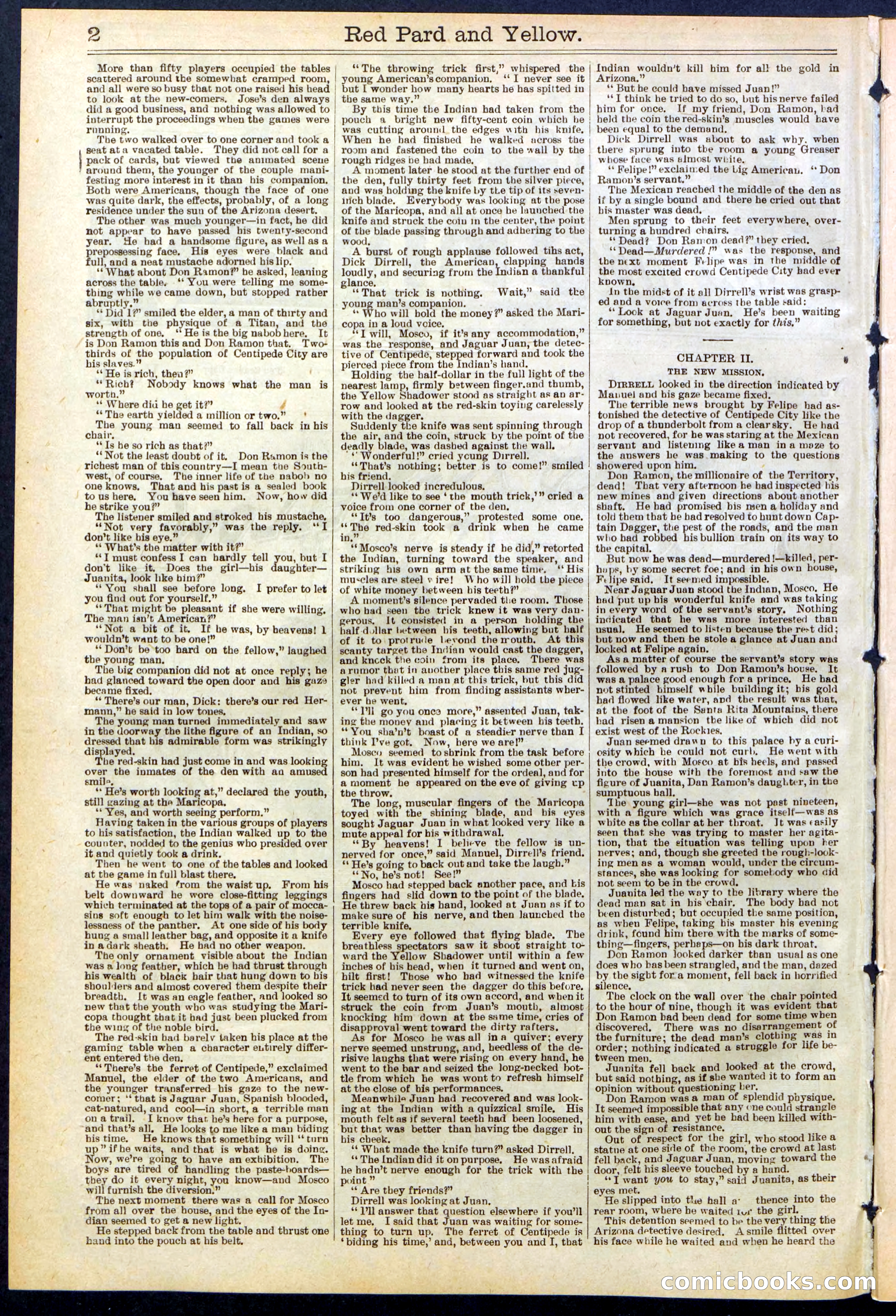 Beadle's Dime Library No. 642 — page 2 of 32