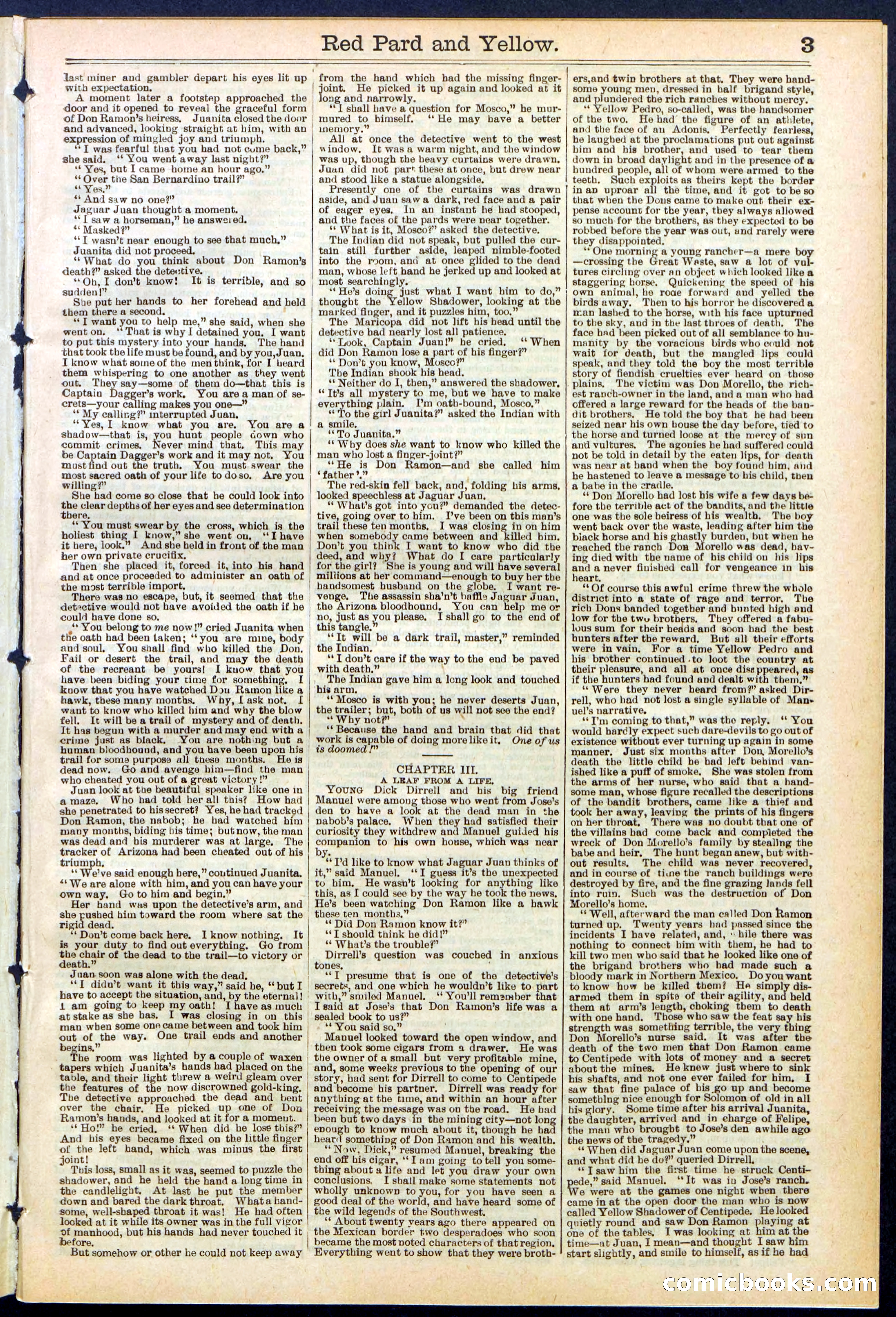 Beadle's Dime Library No. 642 — page 3 of 32