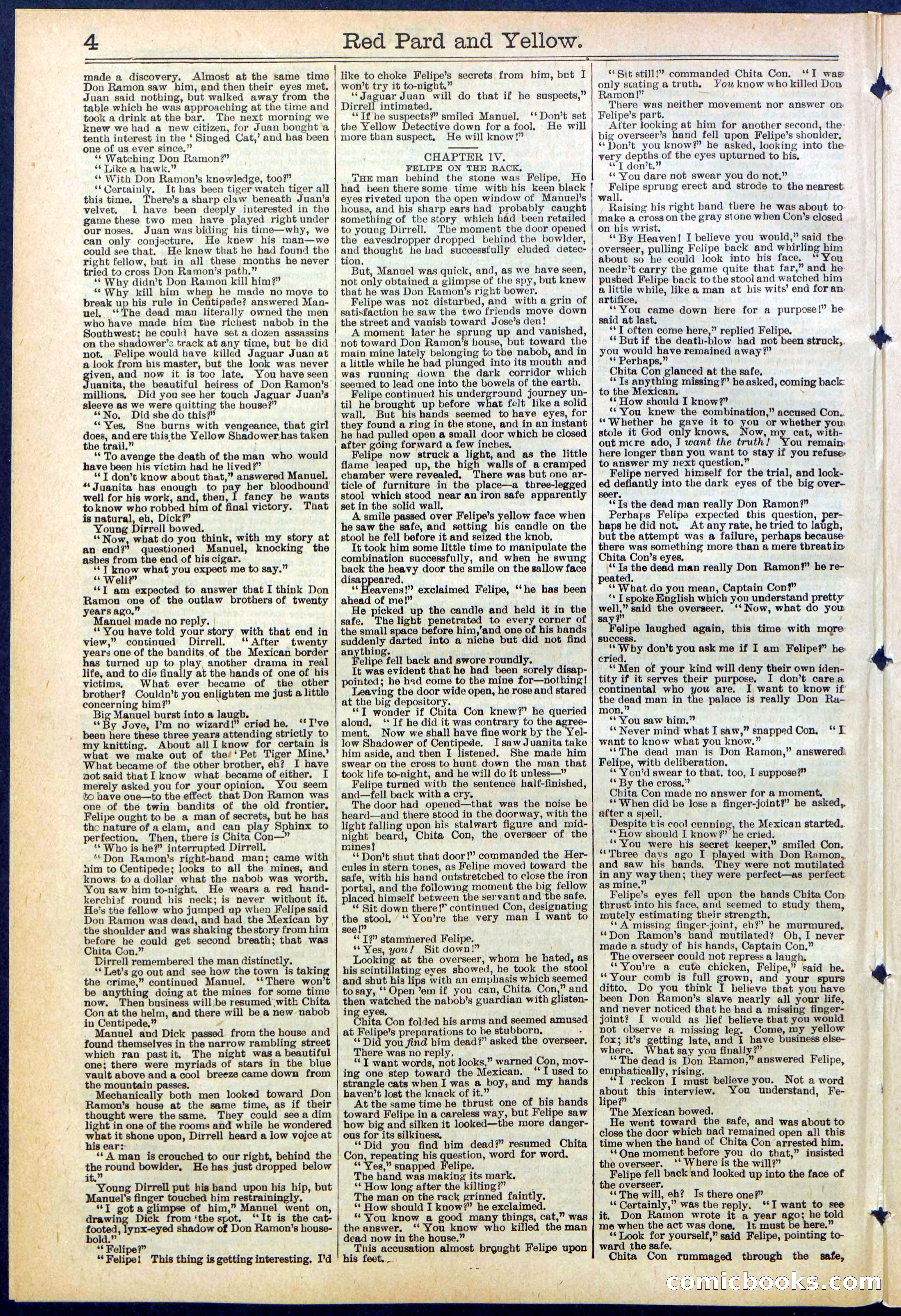 Beadle's Dime Library No. 642 — page 4 of 32