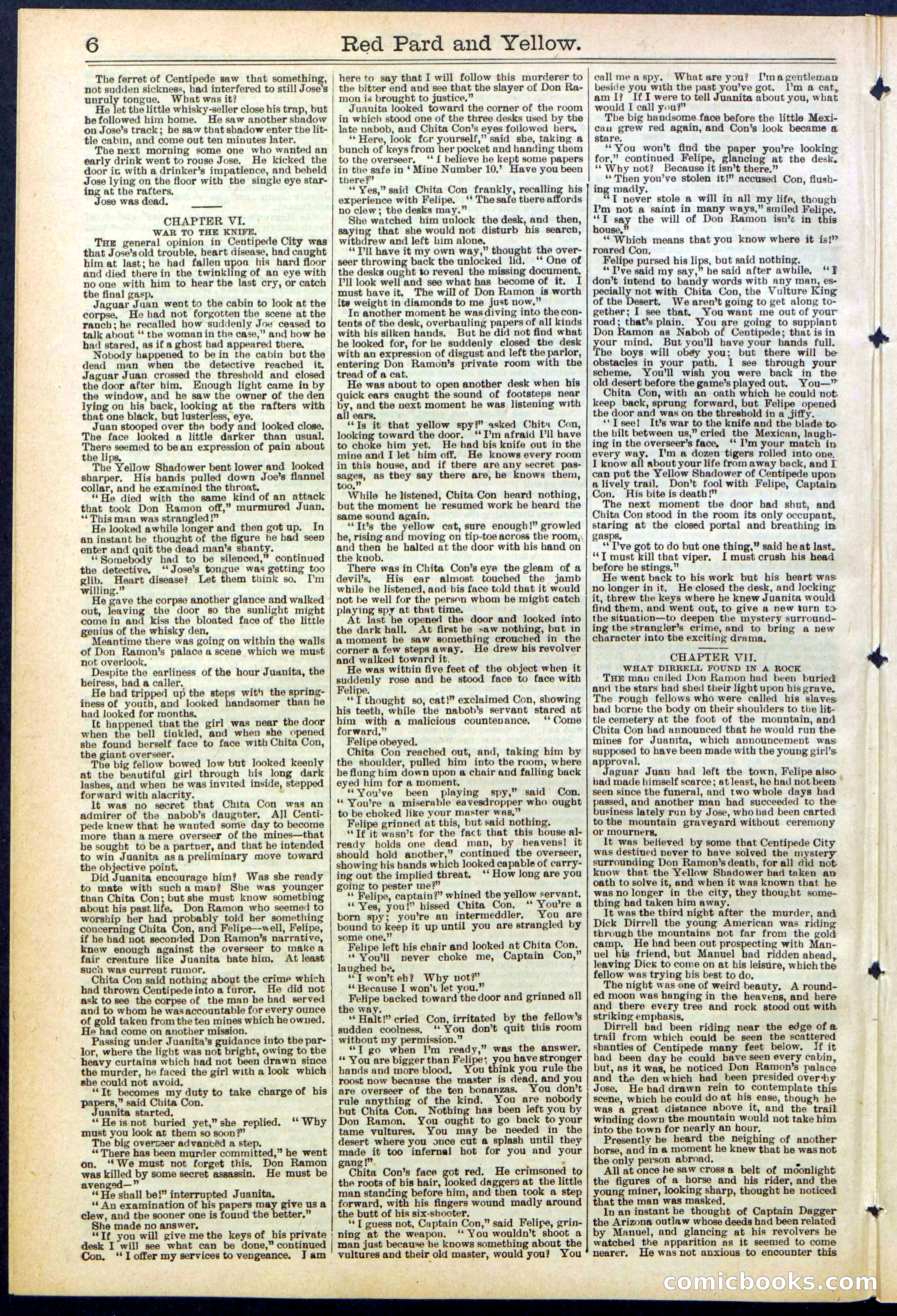 Beadle's Dime Library No. 642 — page 6 of 32