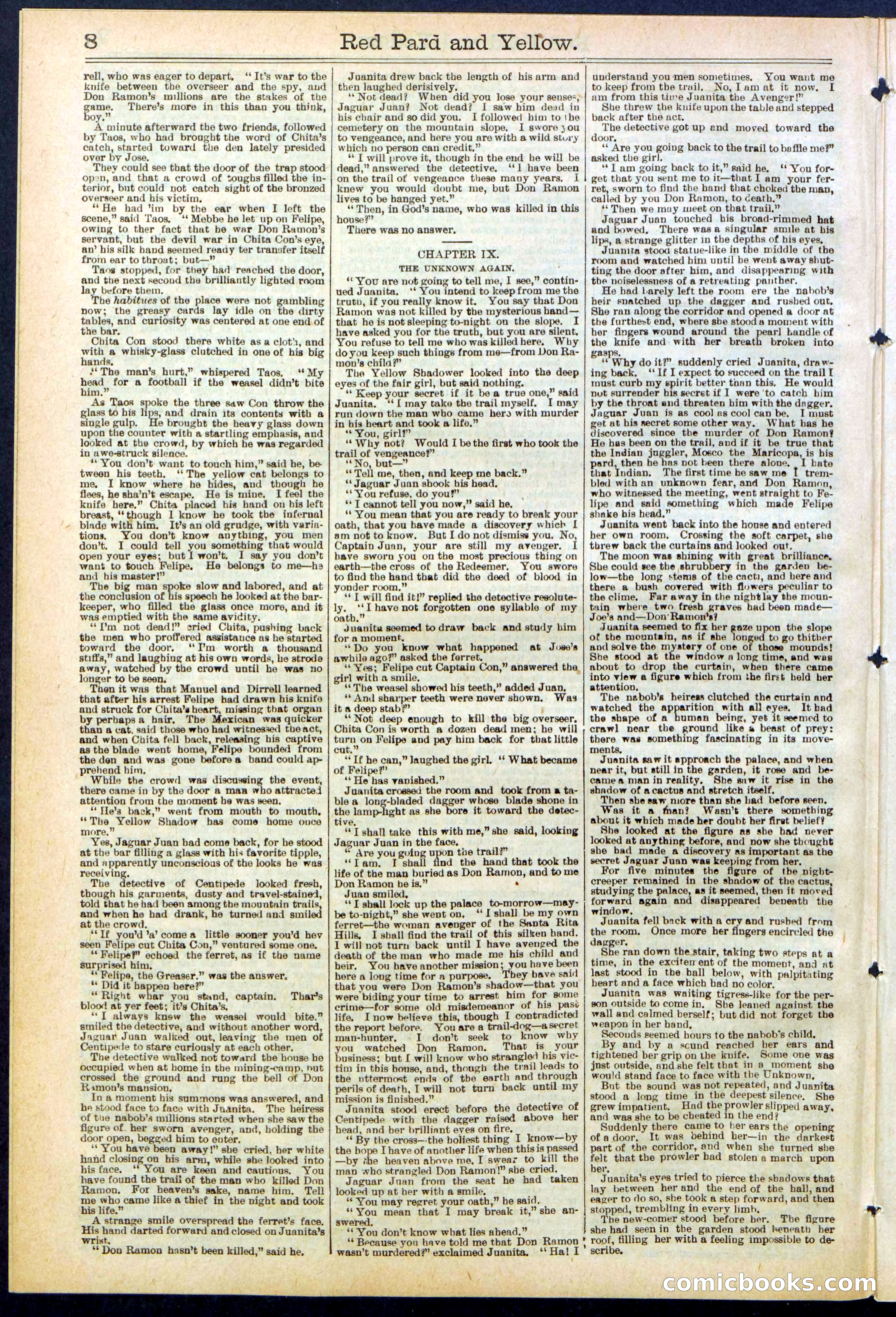 Beadle's Dime Library No. 642 — page 8 of 32