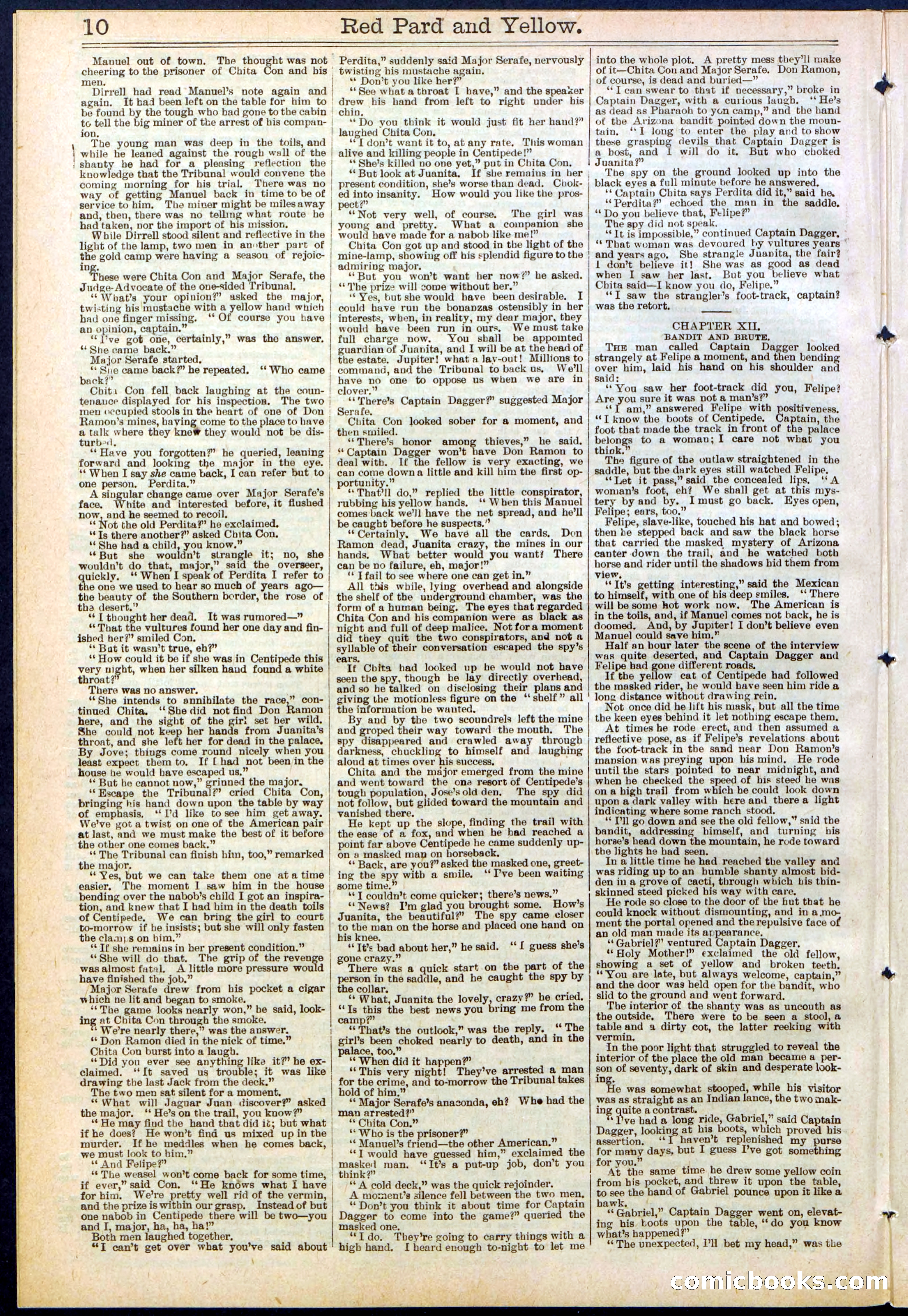 Beadle's Dime Library No. 642 — page 10 of 32