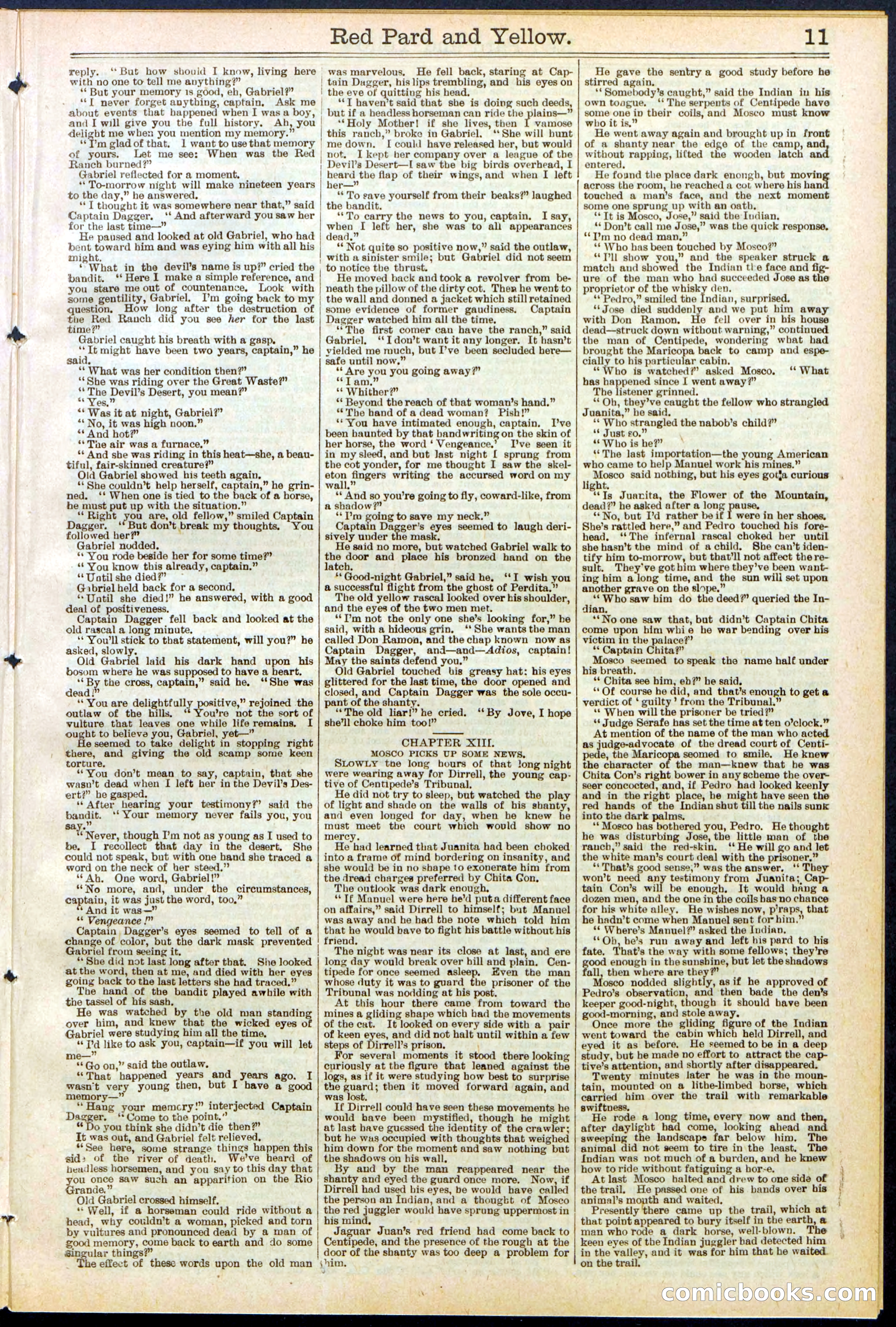 Beadle's Dime Library No. 642 — page 11 of 32