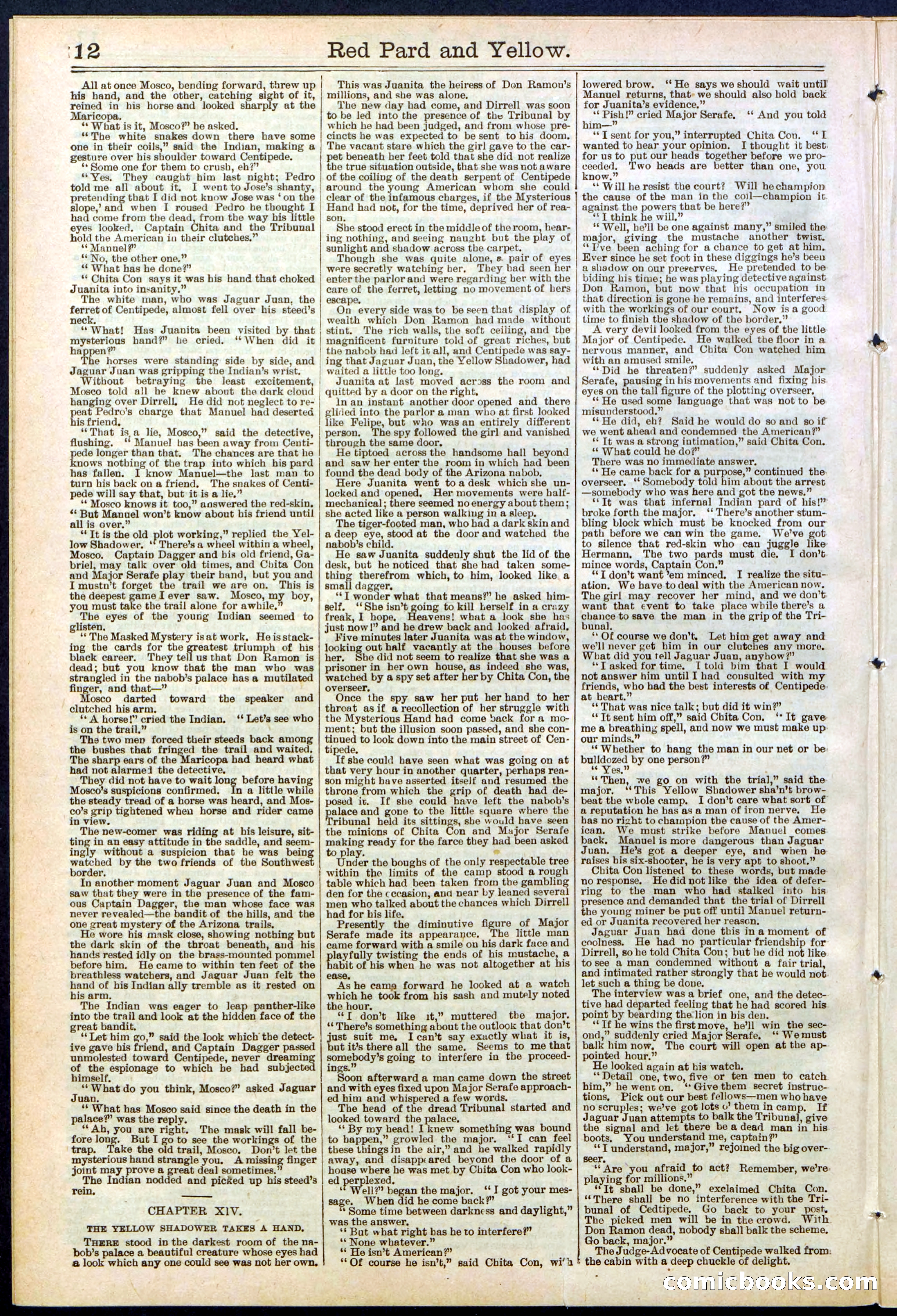Beadle's Dime Library No. 642 — page 12 of 32
