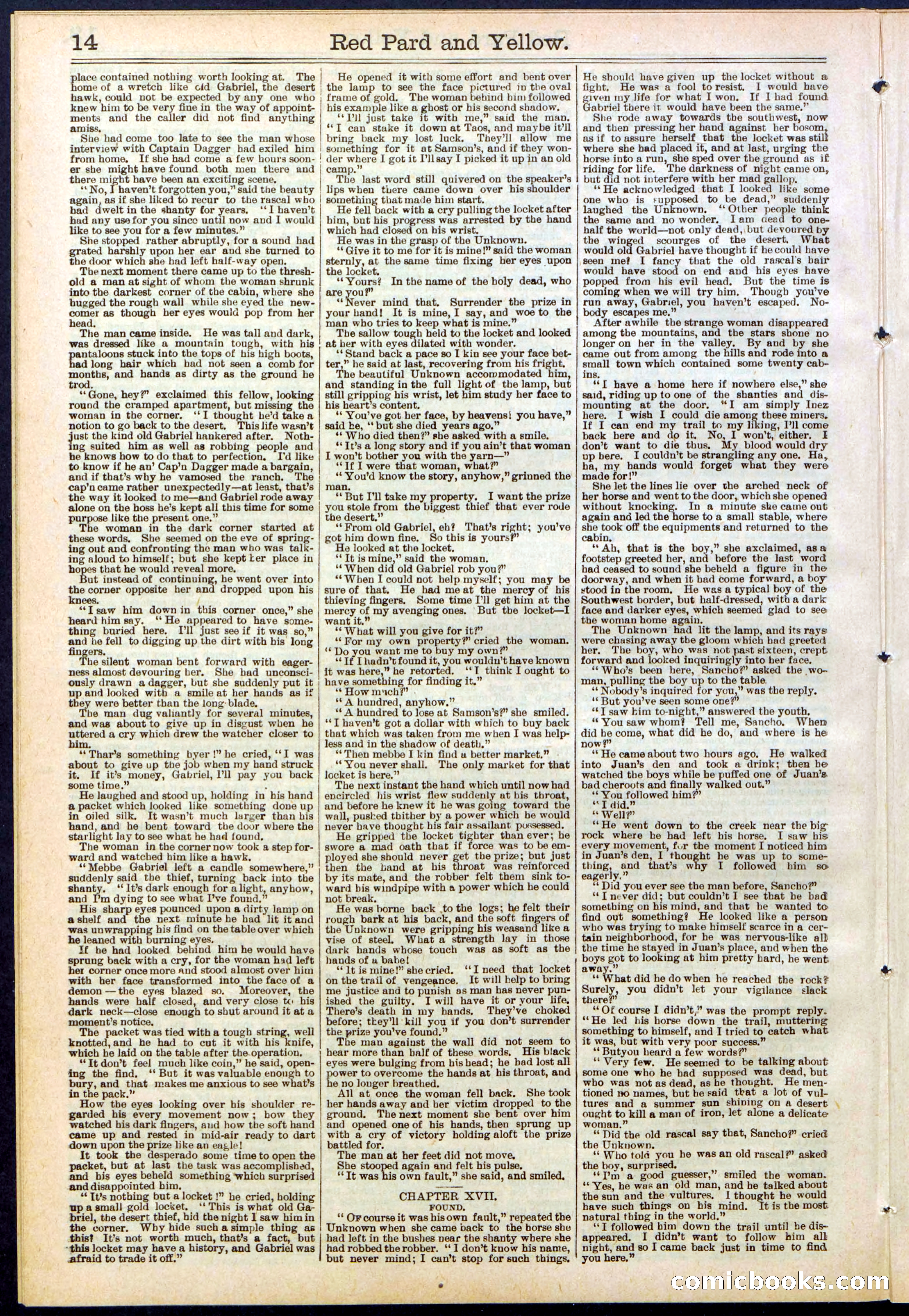 Beadle's Dime Library No. 642 — page 14 of 32