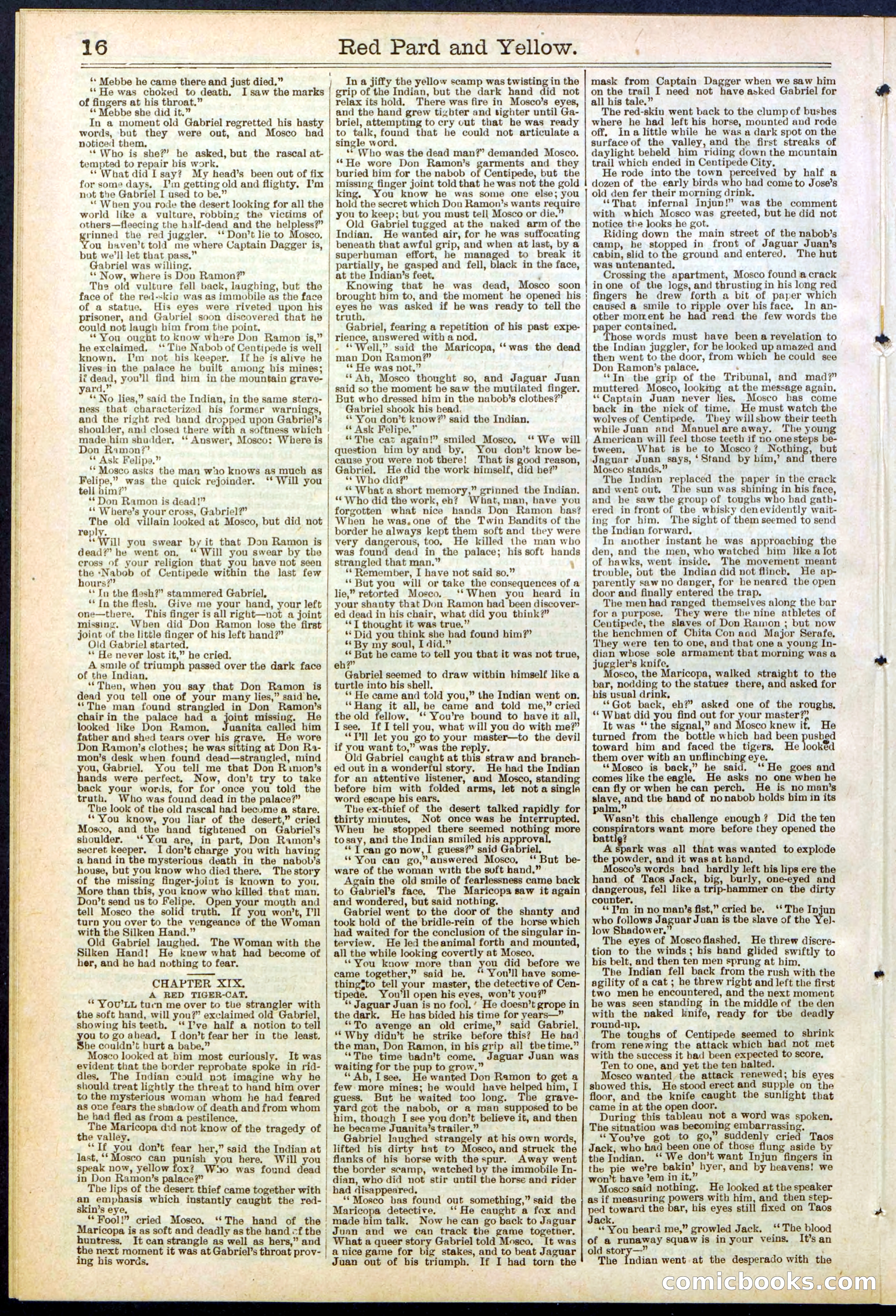 Beadle's Dime Library No. 642 — page 16 of 32
