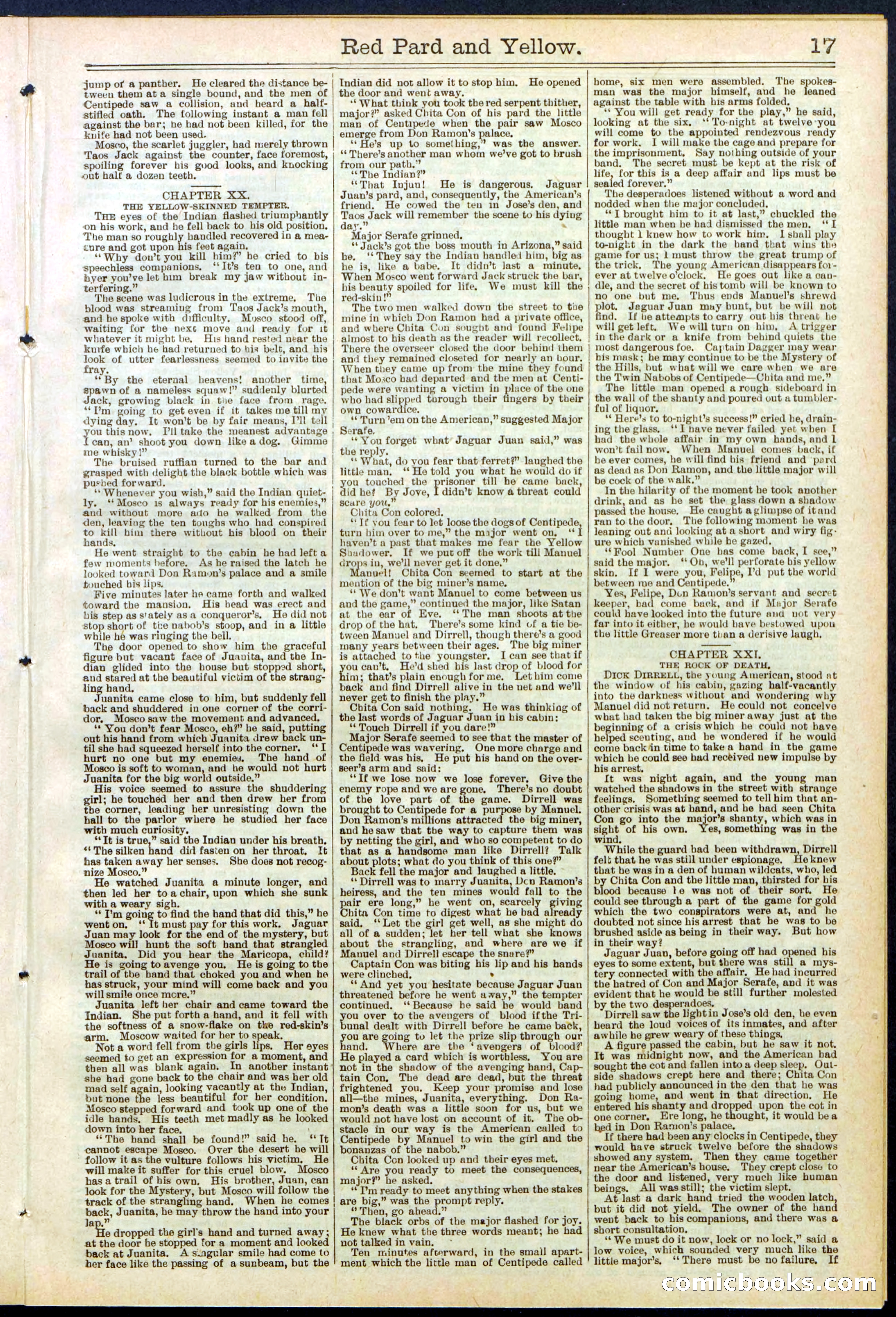 Beadle's Dime Library No. 642 — page 17 of 32