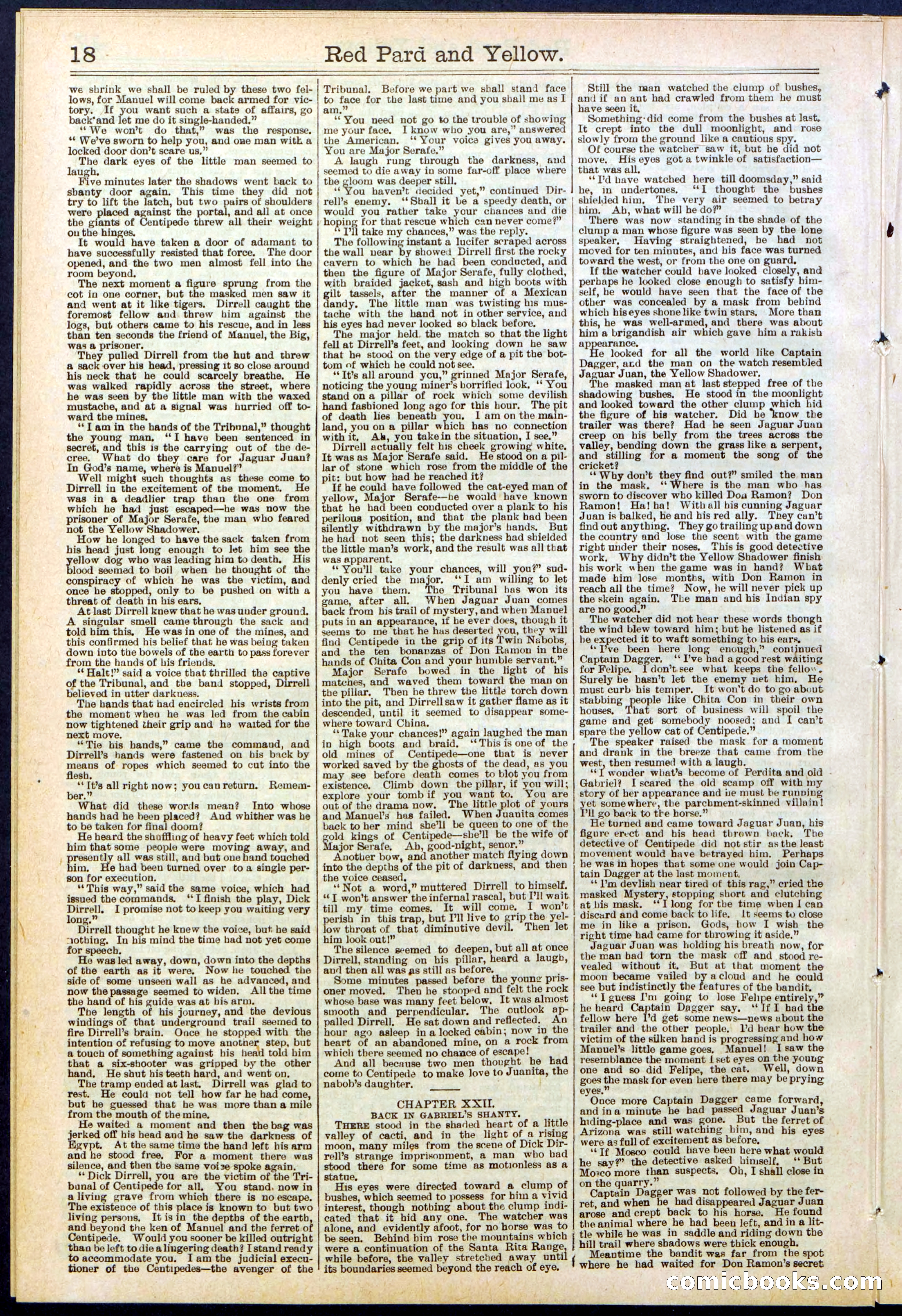 Beadle's Dime Library No. 642 — page 18 of 32