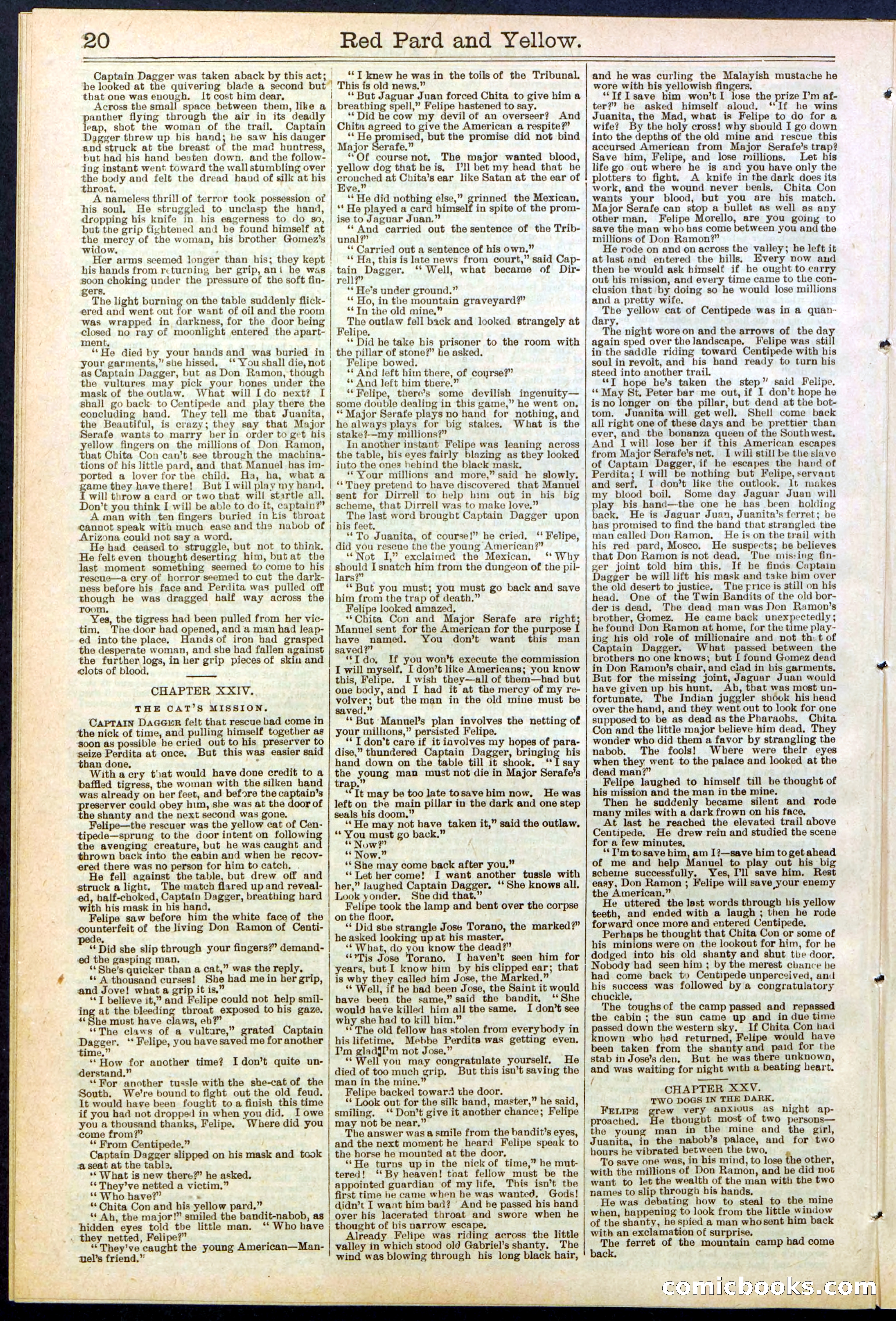 Beadle's Dime Library No. 642 — page 20 of 32