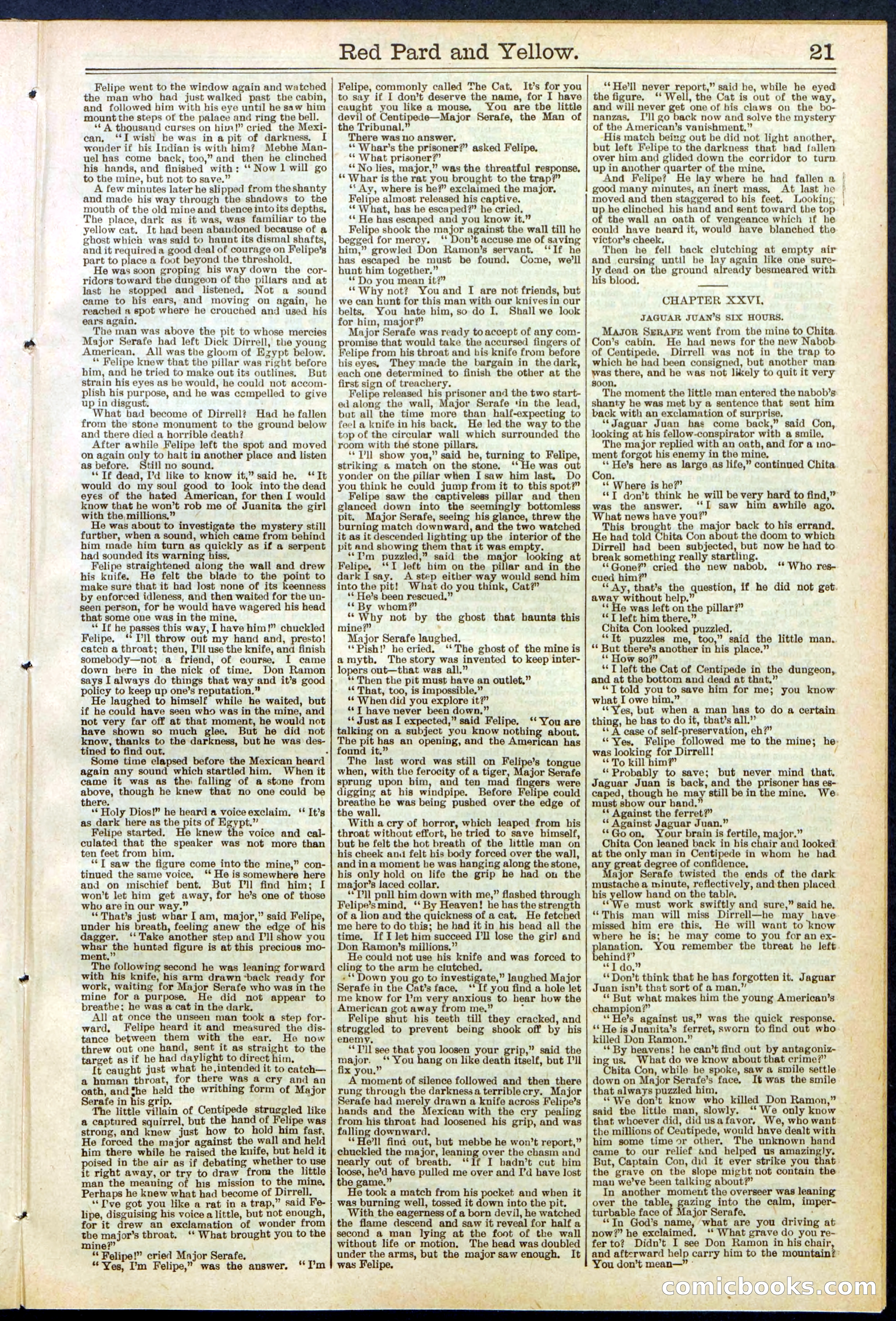 Beadle's Dime Library No. 642 — page 21 of 32