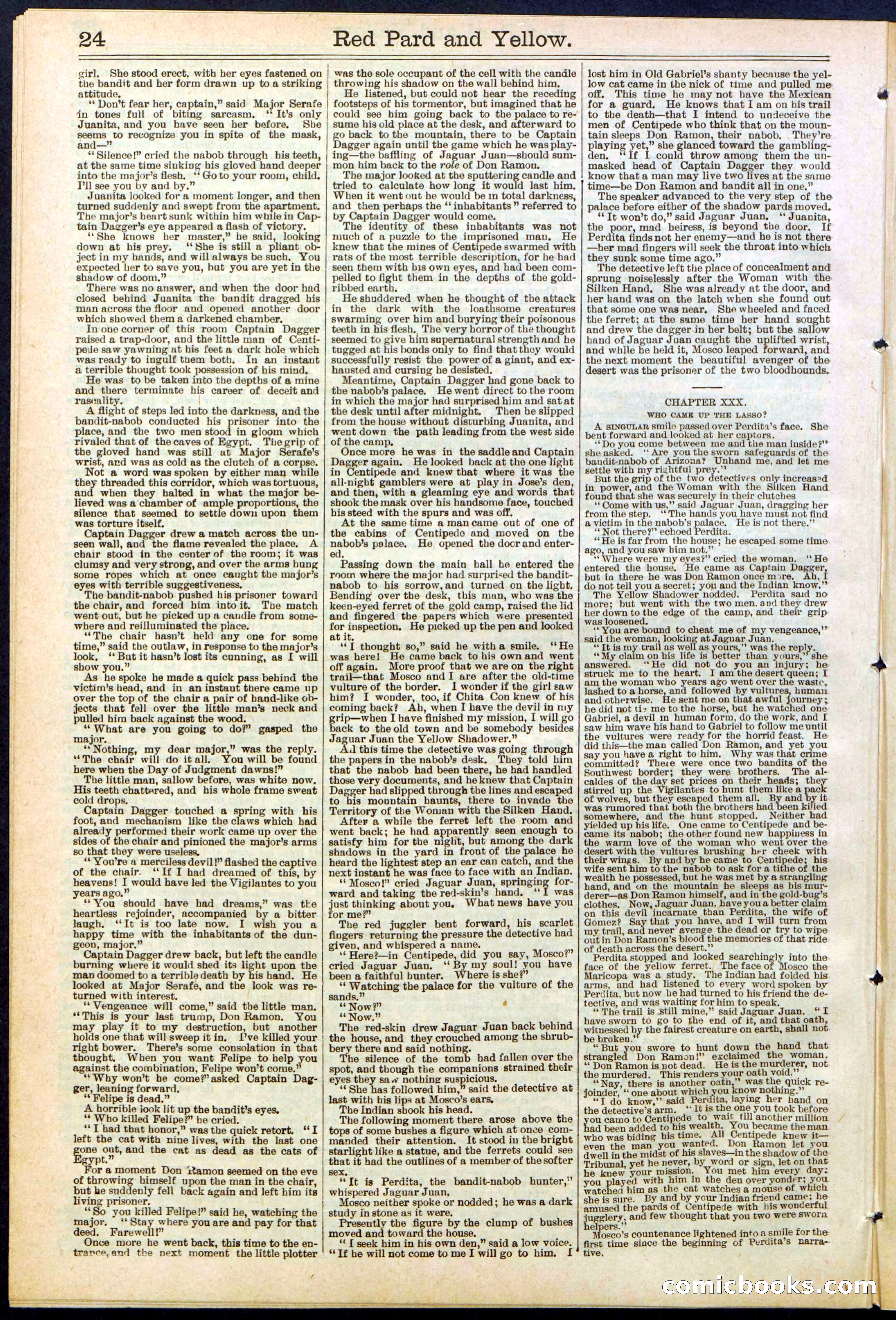 Beadle's Dime Library No. 642 — page 24 of 32
