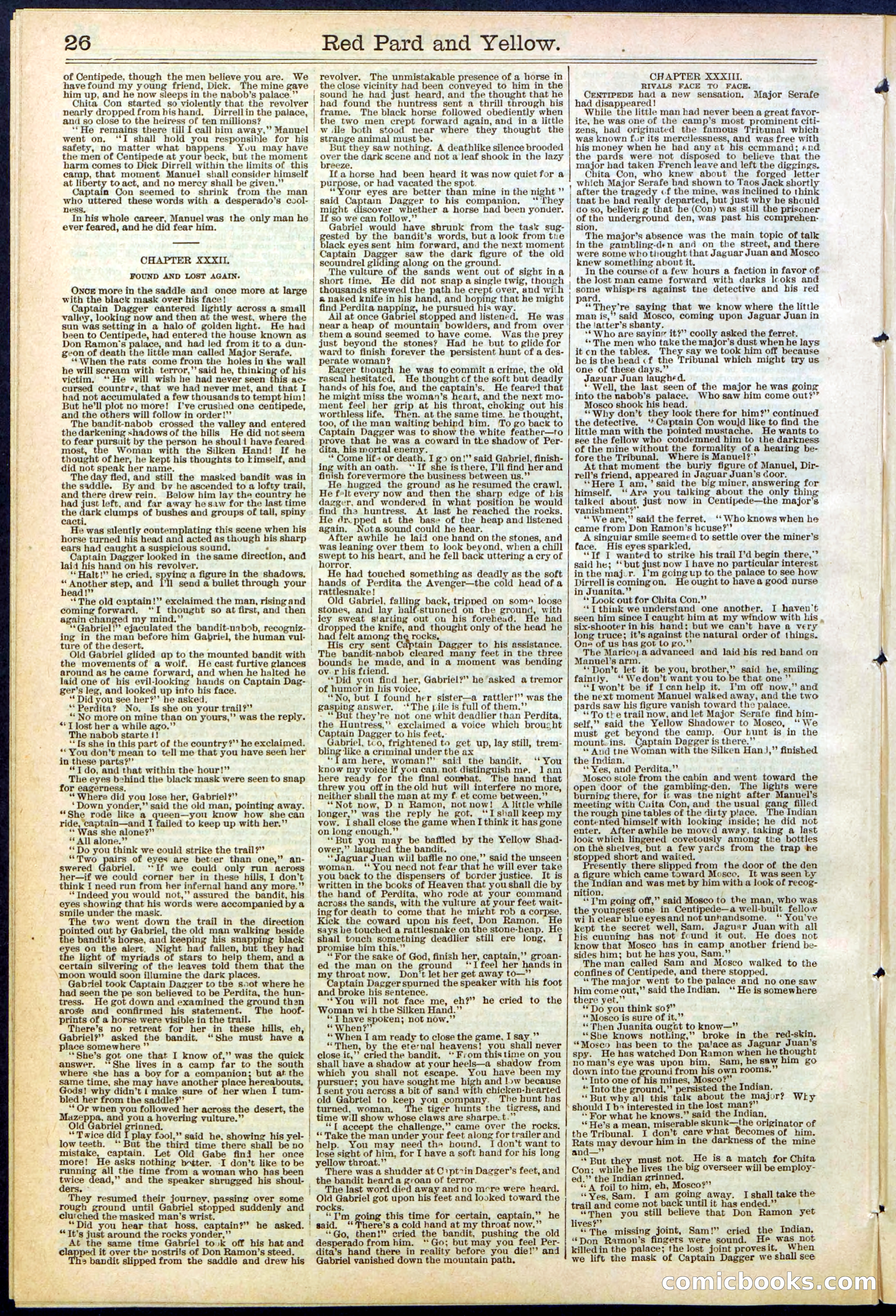 Beadle's Dime Library No. 642 — page 26 of 32