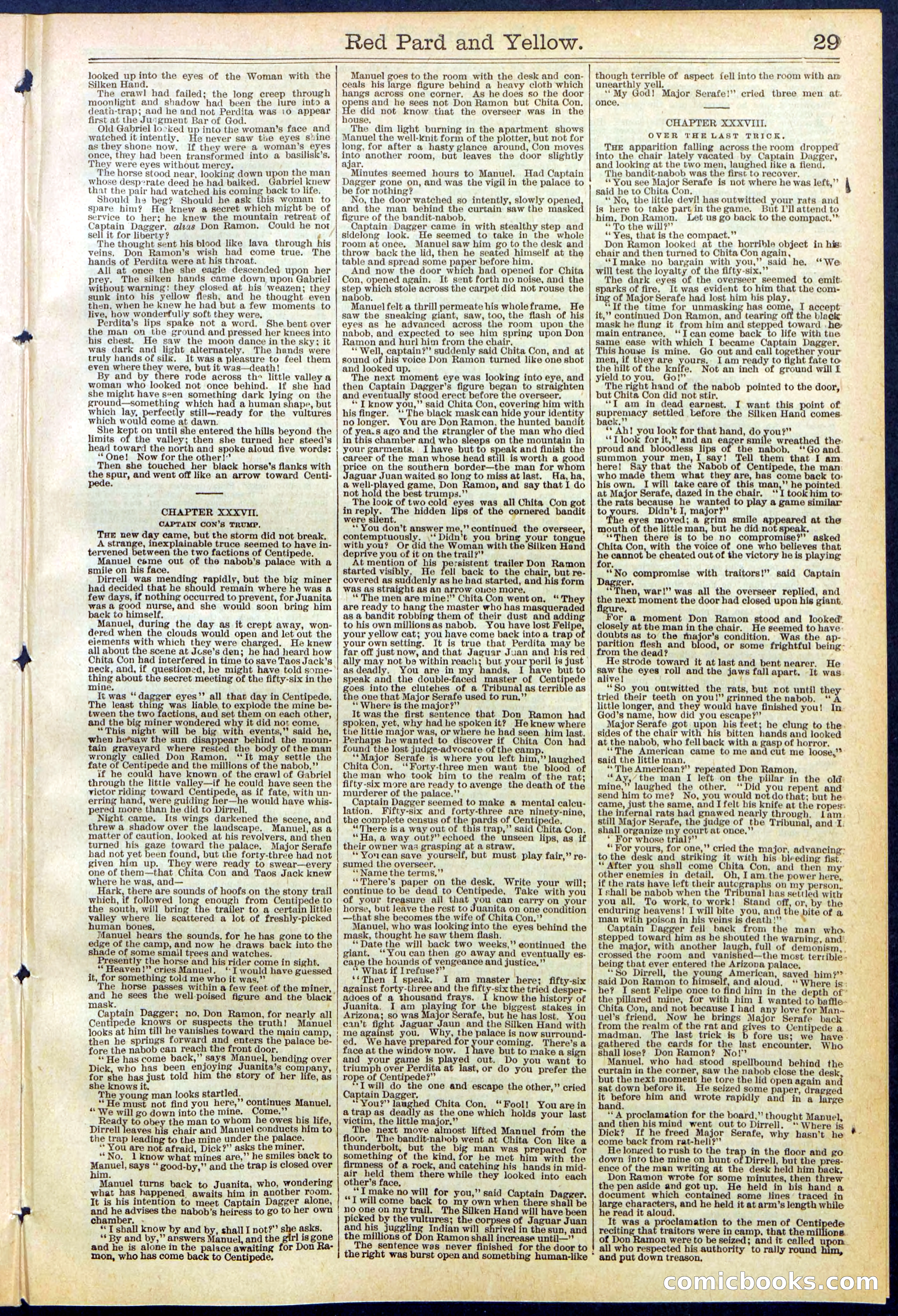 Beadle's Dime Library No. 642 — page 29 of 32