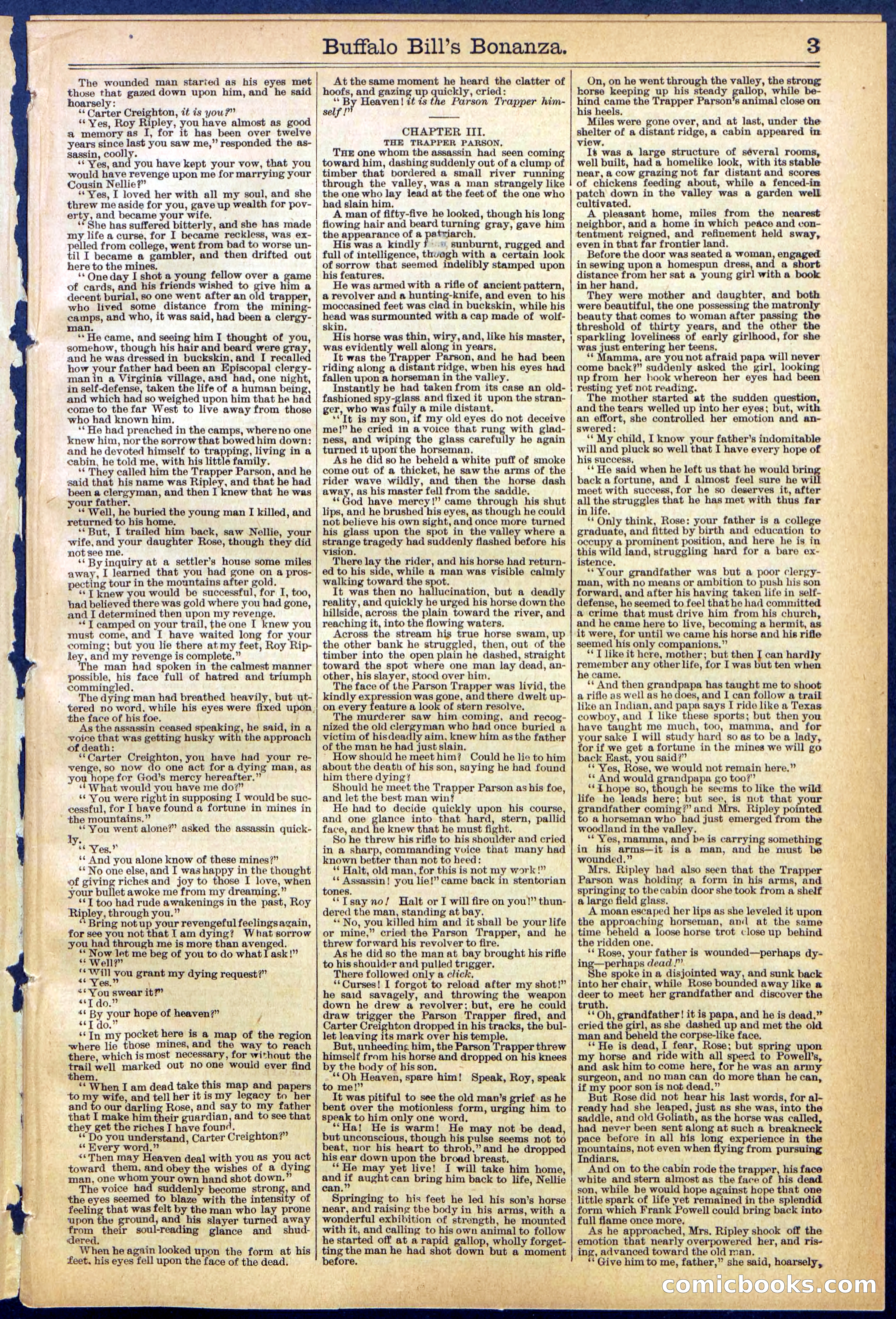 Beadle's Dime Library No. 644 — page 3 of 32