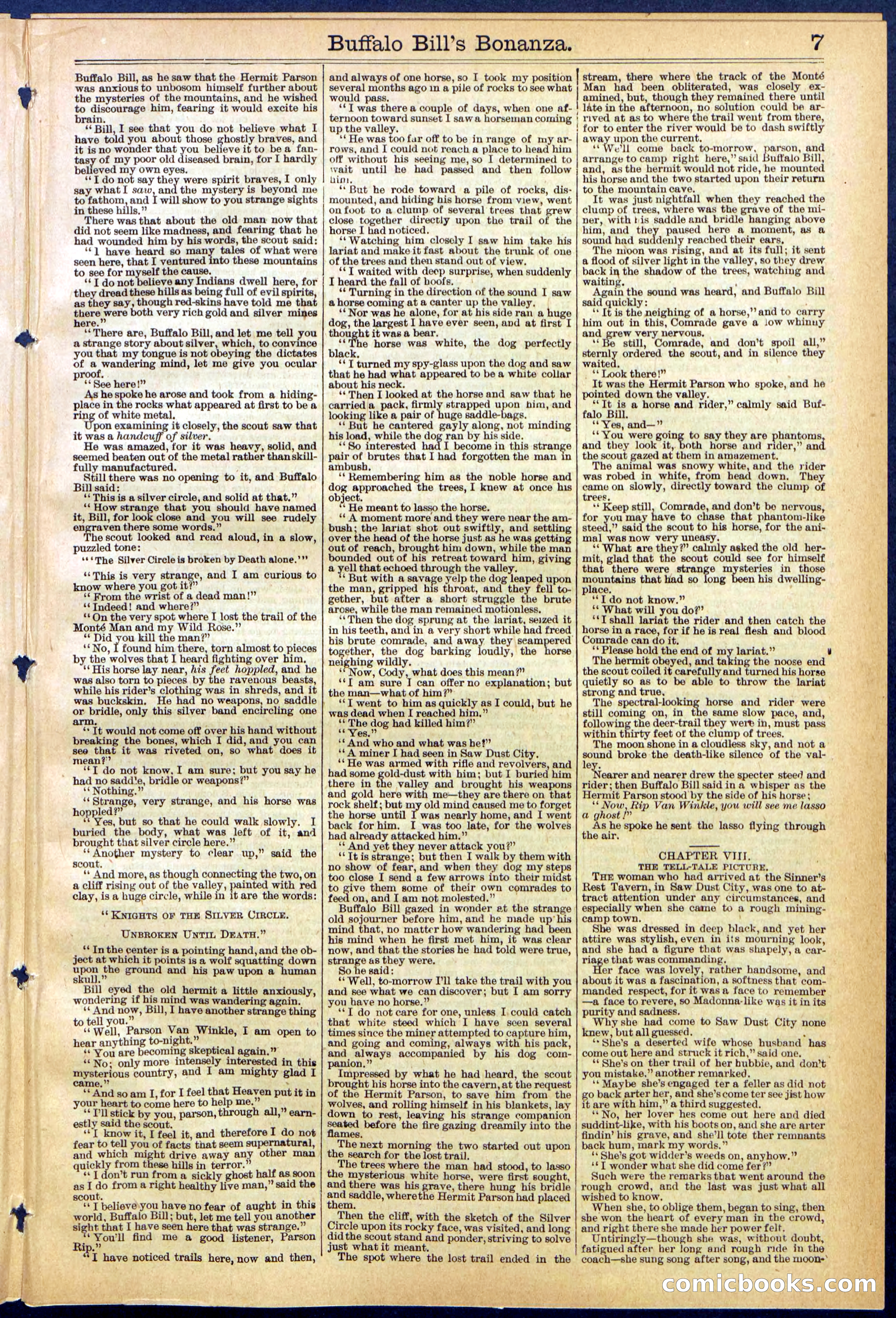 Beadle's Dime Library No. 644 — page 7 of 32