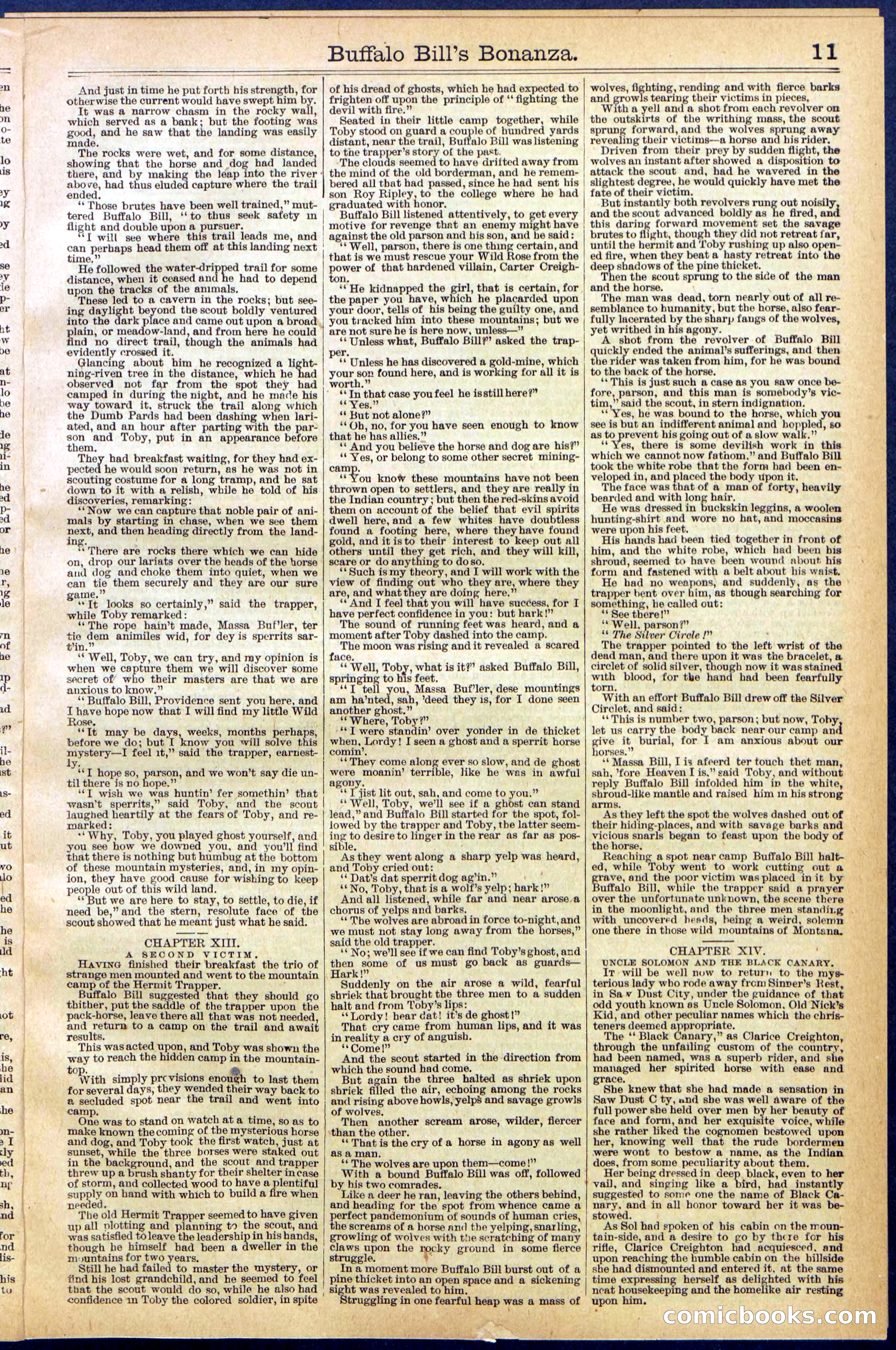 Beadle's Dime Library No. 644 — page 11 of 32